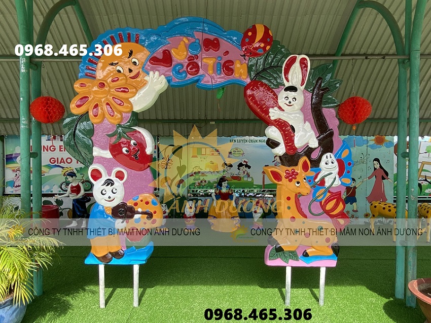 Tượng cổ tích Thạch Sanh, tượng Cô Tấm, tượng Bạch Tuyết bằng nhựa