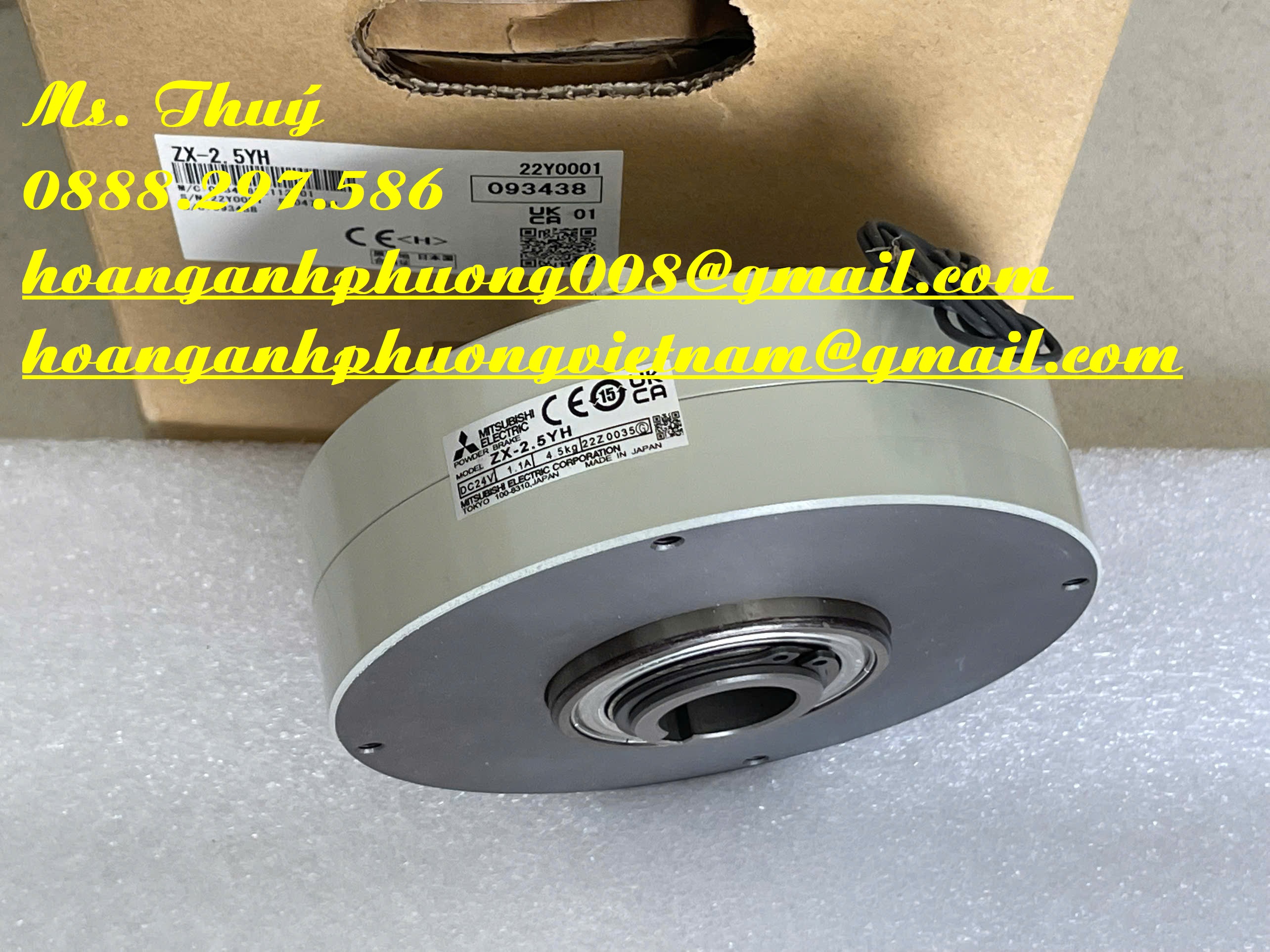 Phân phối chính hãng - Thắng từ ZX-2.5YH Mitsubishi - Japan