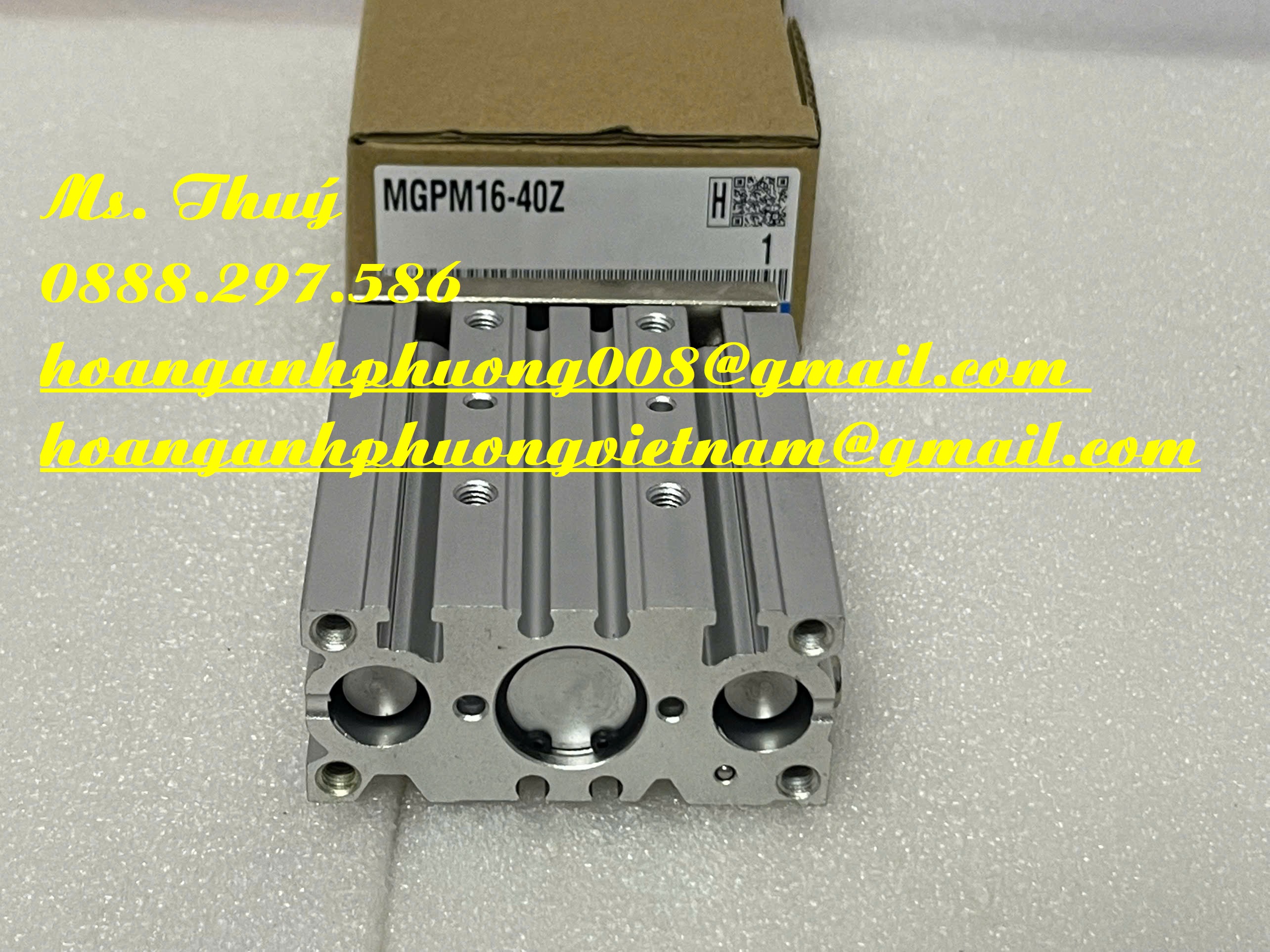Xi lanh SMC chính hãng = MGPM16-40Z - Hàng mới 100%