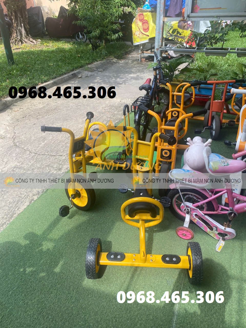 Xe đạp 3 bánh mầm non, xe đạp mầm non nhập khẩu nhiều mâu