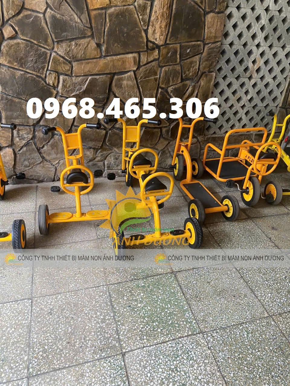 Xe đạp 3 bánh mầm non, xe đạp mầm non nhập khẩu nhiều mâu