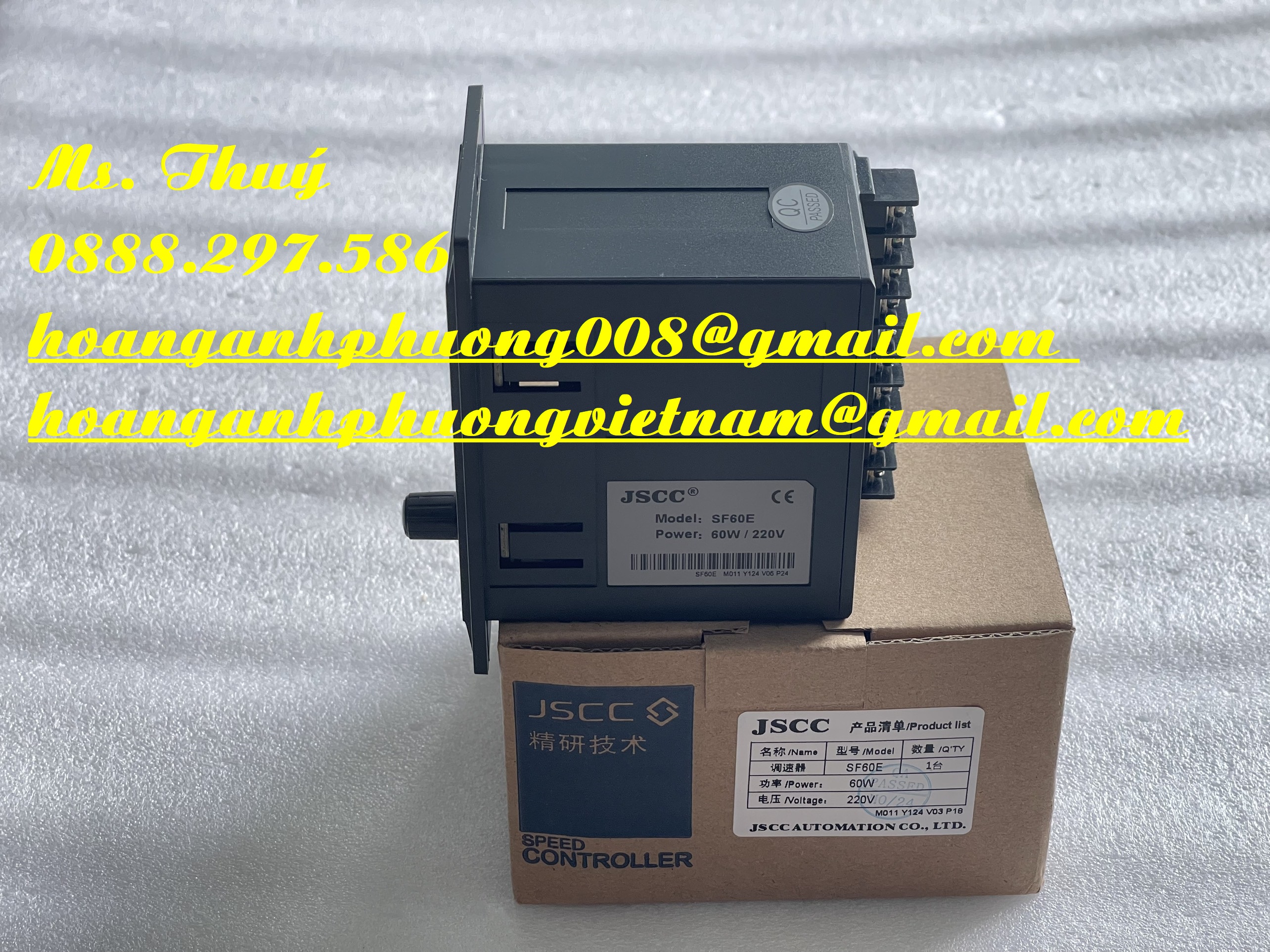 Bộ điều khiển SF60E - Hàng JSCC chính hãng - Bình Dương