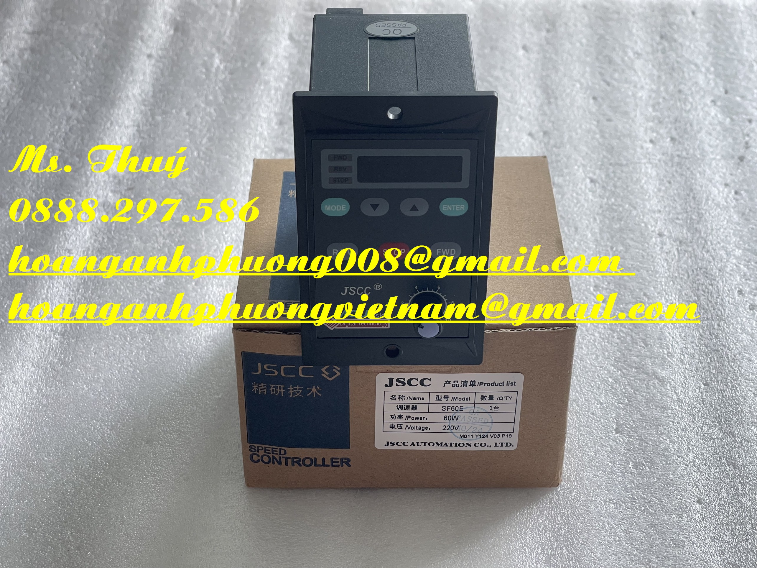 Bộ điều khiển SF60E - Hàng JSCC chính hãng - Bình Dương
