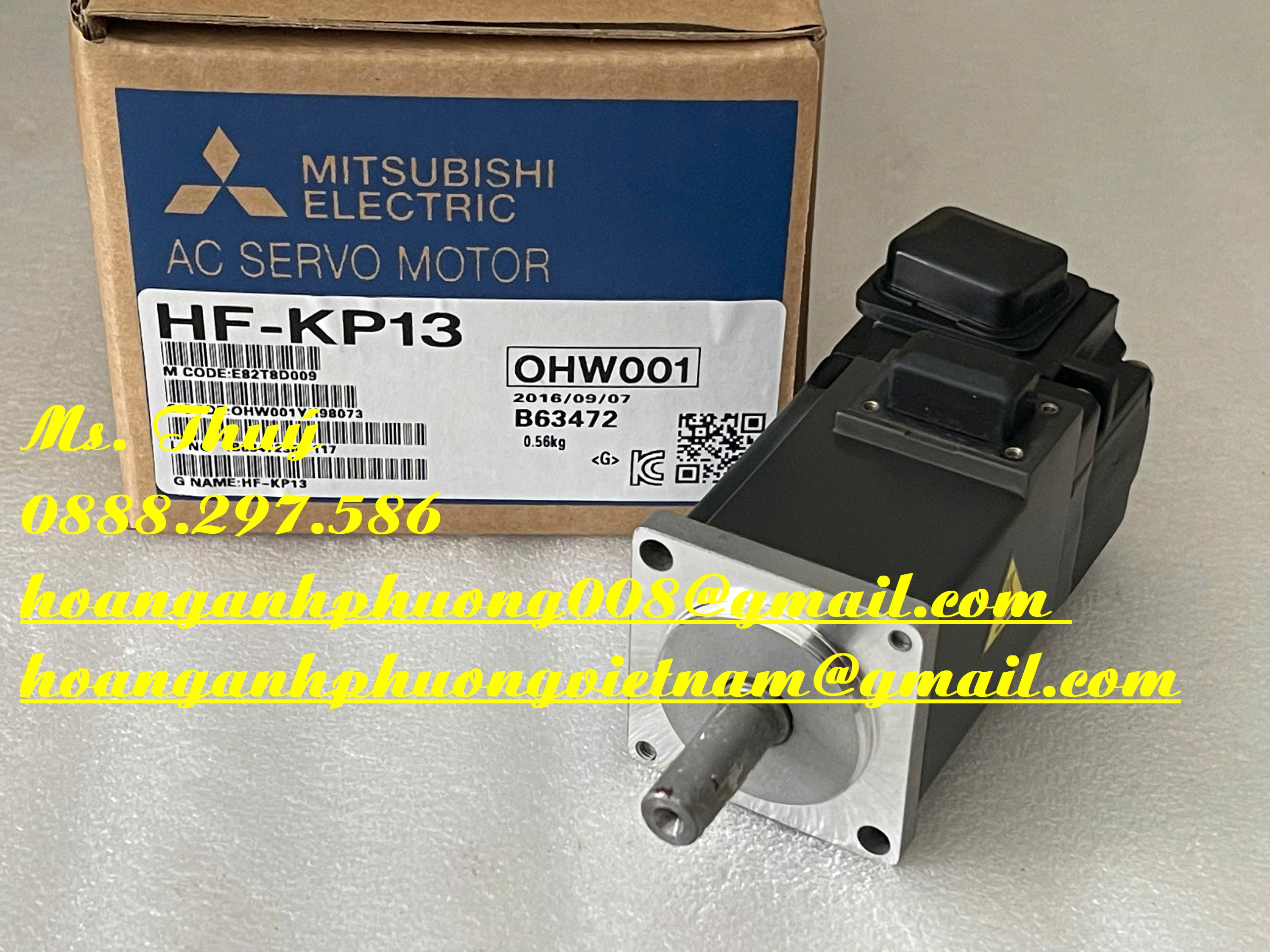 AC servo motor HF-KP13 - Mitsubishi nhập mới Japan