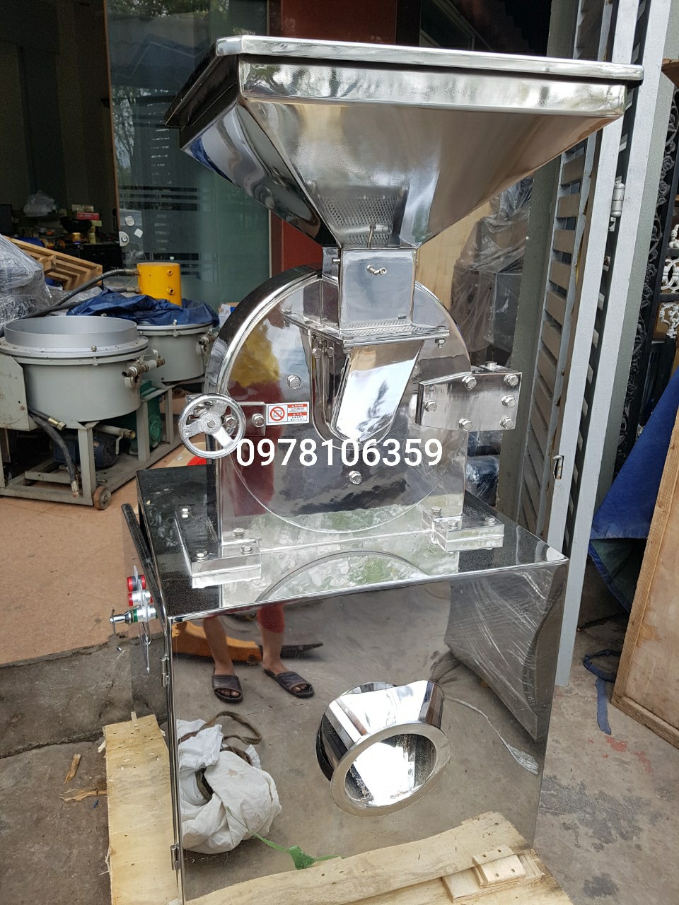 Máy nghiền bột khô, máy nghiền đường, máy nghiền bột thực phẩm khô