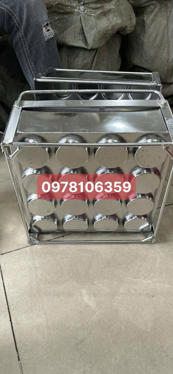 Khuôn kem que, khuôn kem cây, khuôn kem inox 40 lỗ, khuôn làm kem que