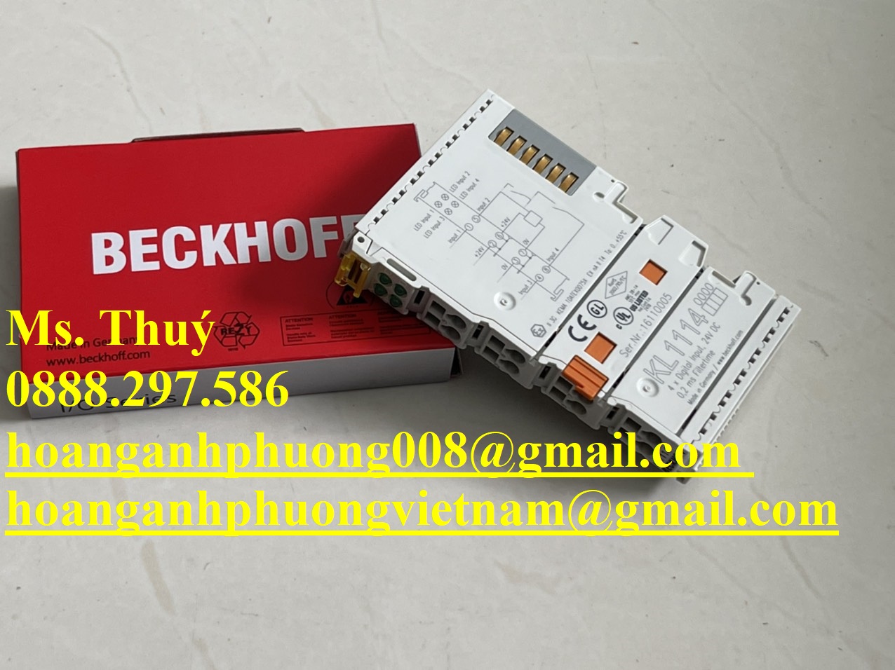 Hoàng Anh Phương - Module Beckhoff KL1114 - Giá tốt nhất