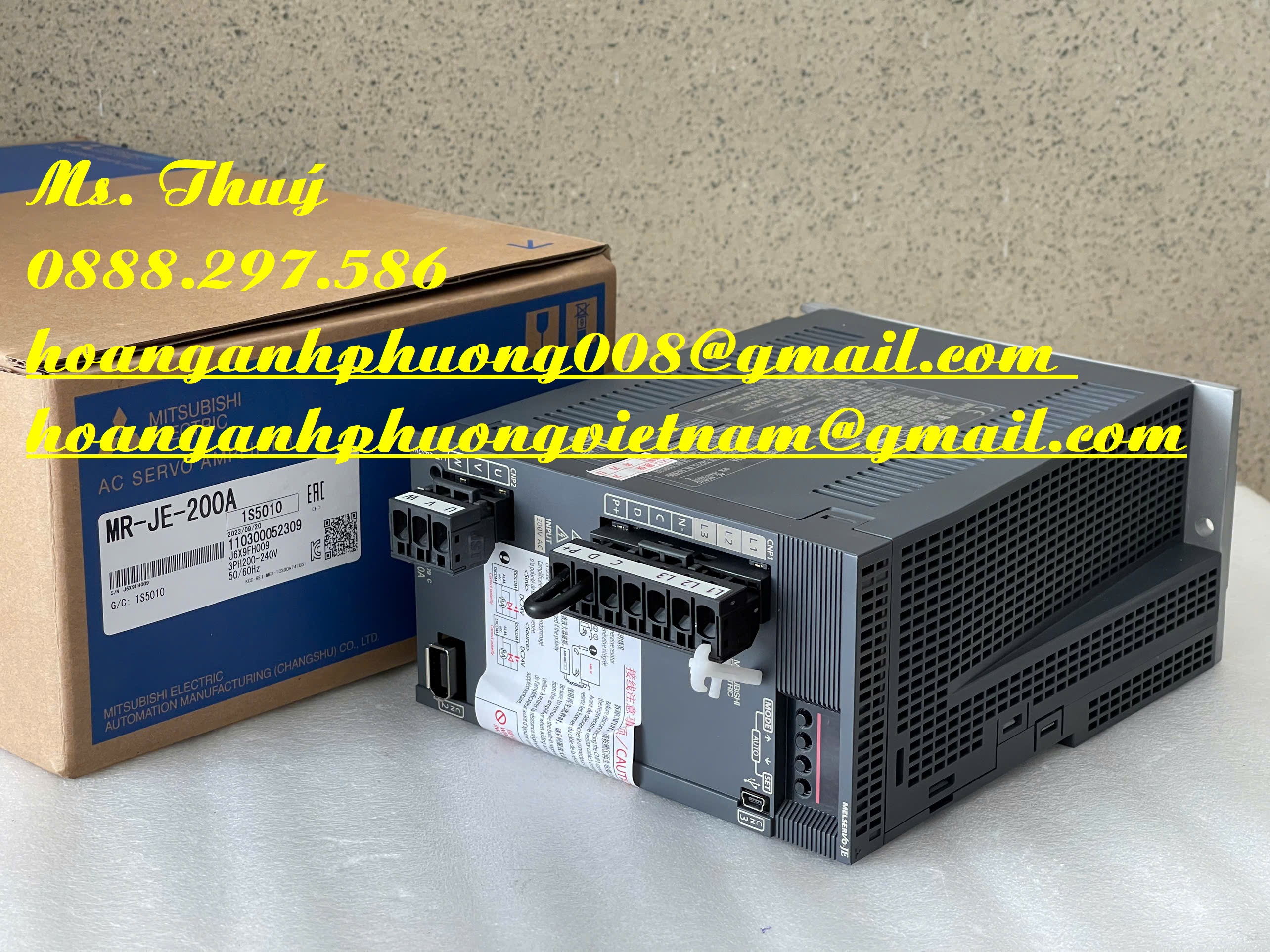 Chuẩn hàng Japan - Bộ điều khiển MR-JE-200B - Mới 100%