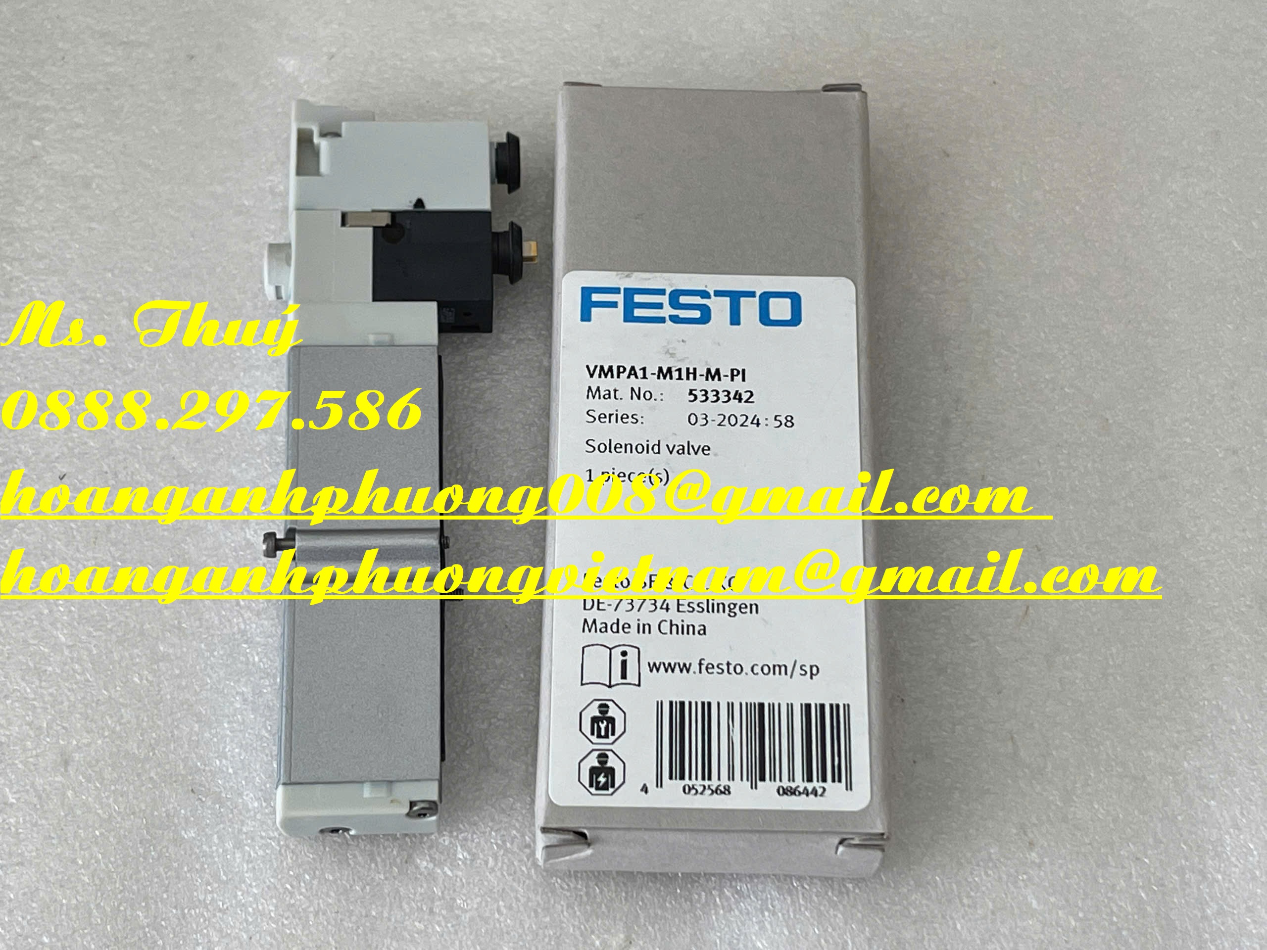 Van điện từ VMPA1-M1H-M-PI chính hãng - Nhà phân phối Festo