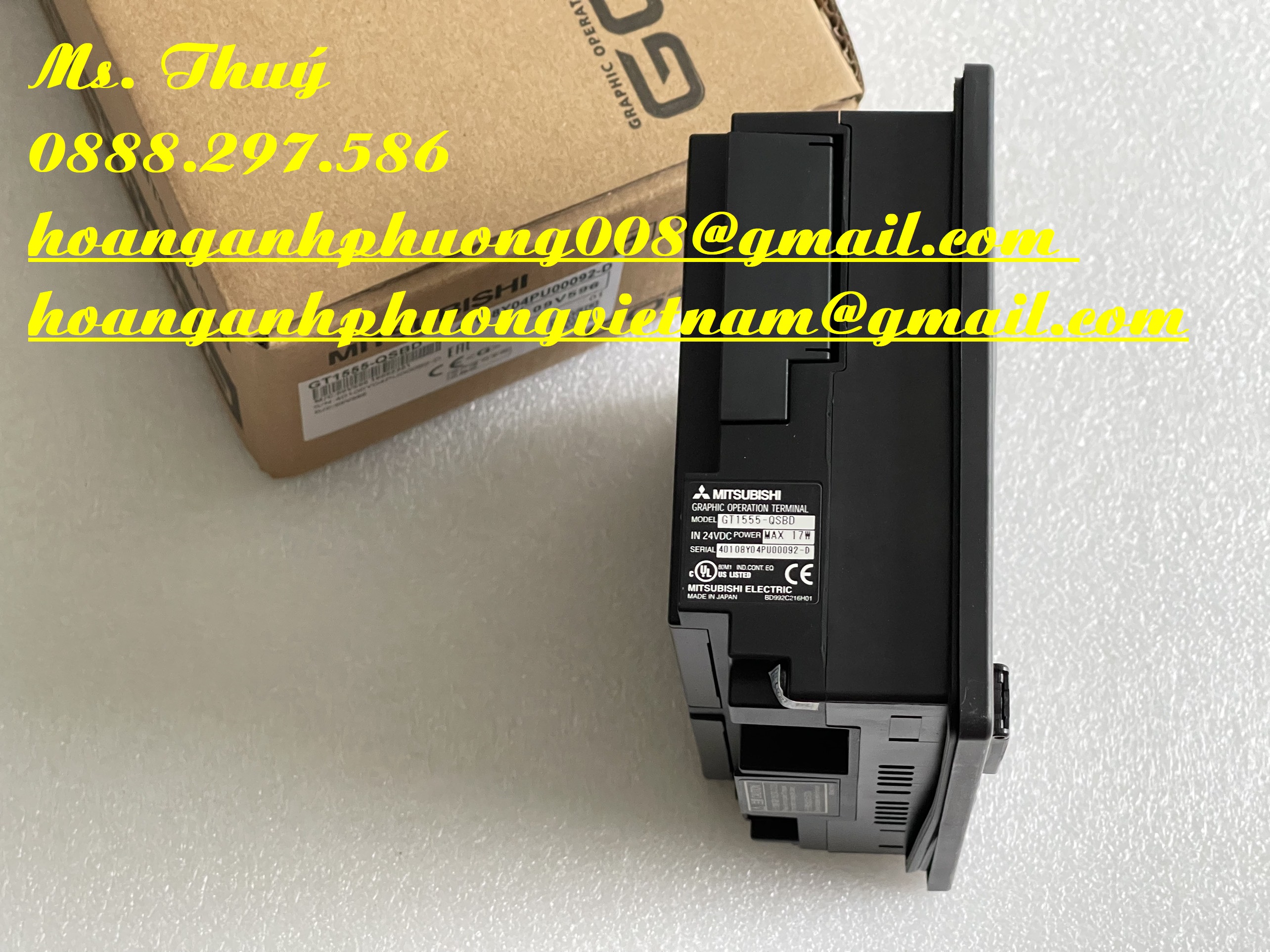 Màn hình công nghiệp Mitsubishi GT1555-QSBD - Hàng Nhật, giá tốt