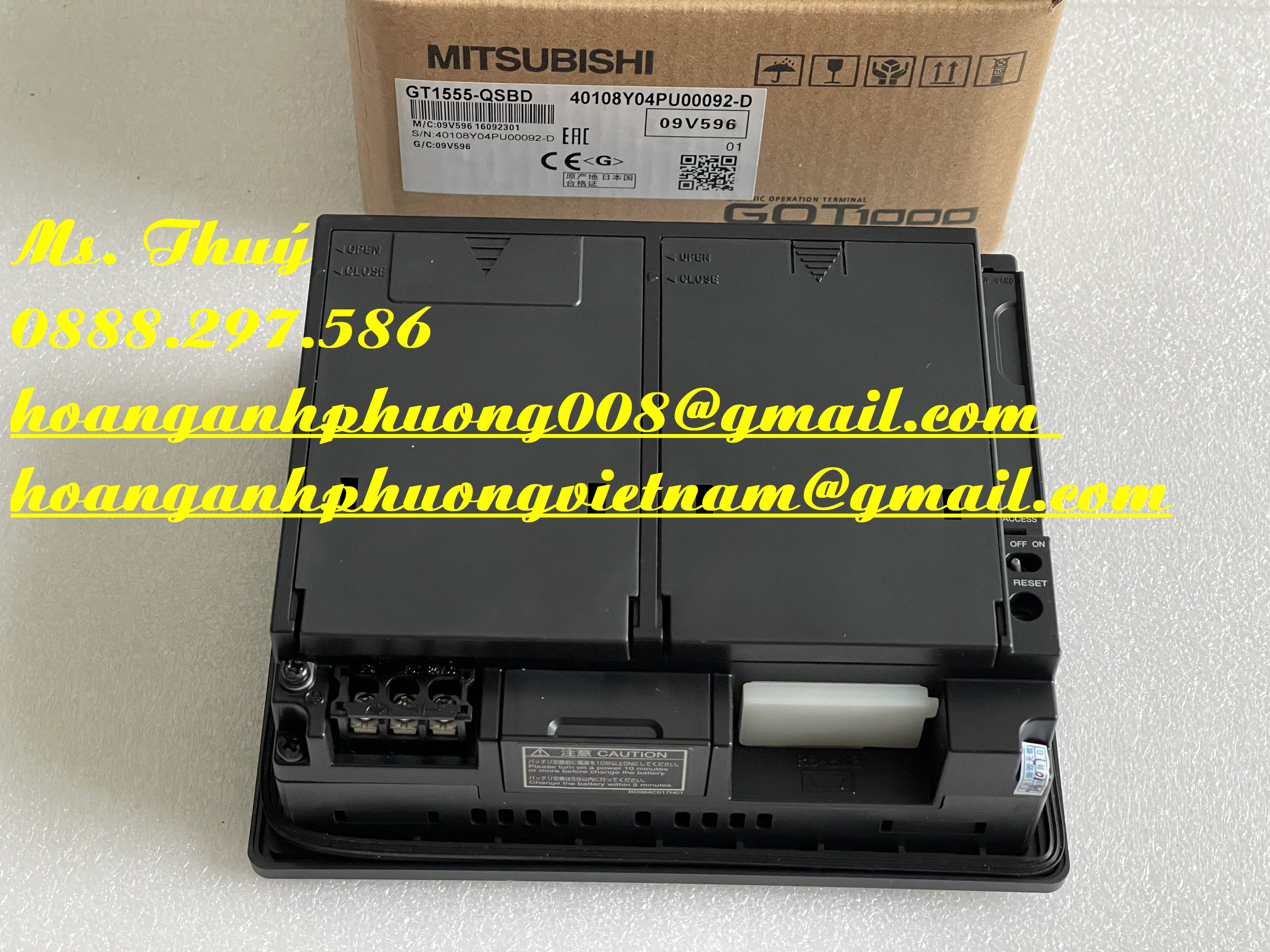 Màn hình công nghiệp Mitsubishi GT1555-QSBD - Hàng Nhật, giá tốt