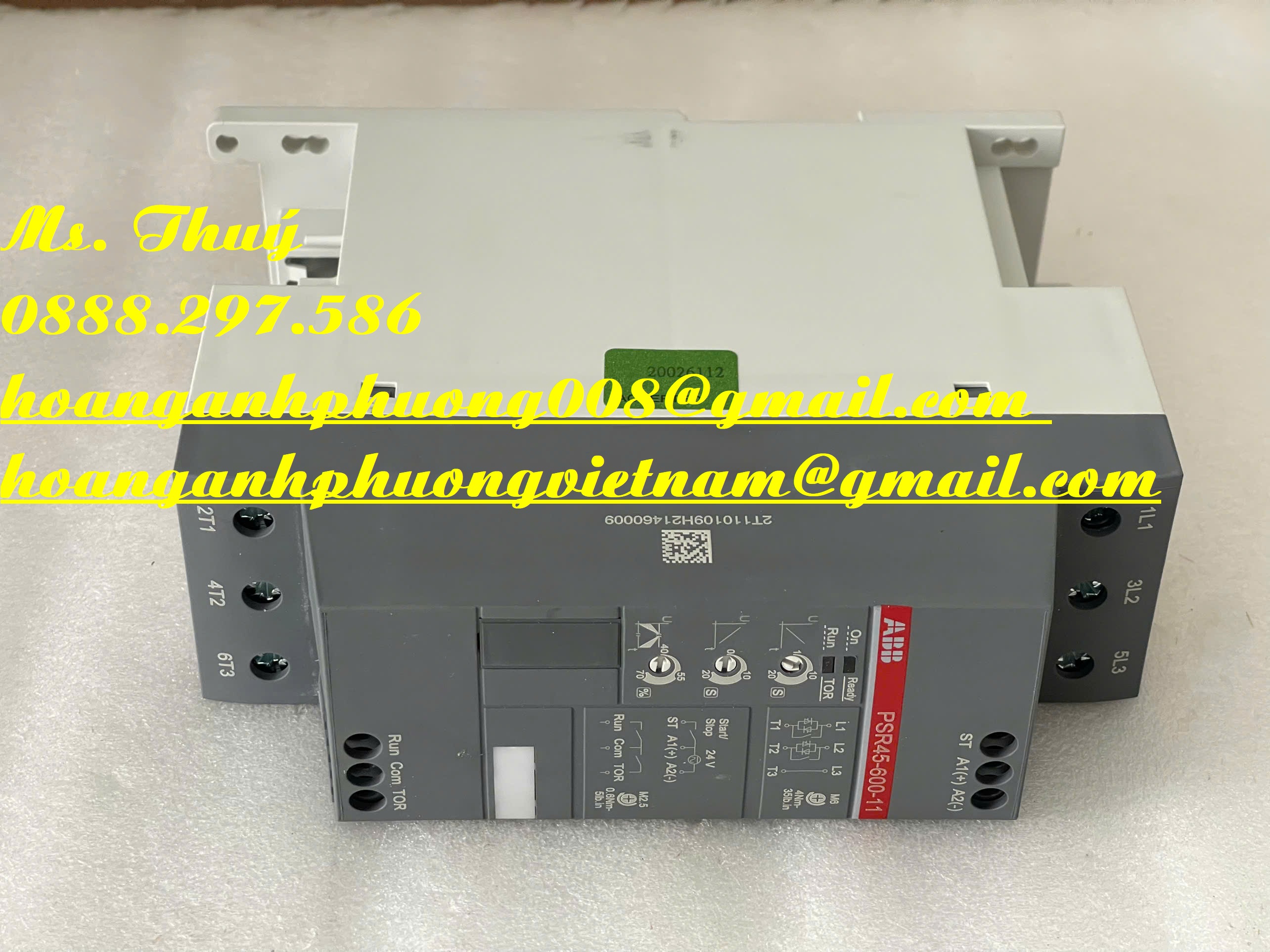 Khởi động mềm nhỏ gọn ABB PSR45-600-11 - Giao toàn quốc