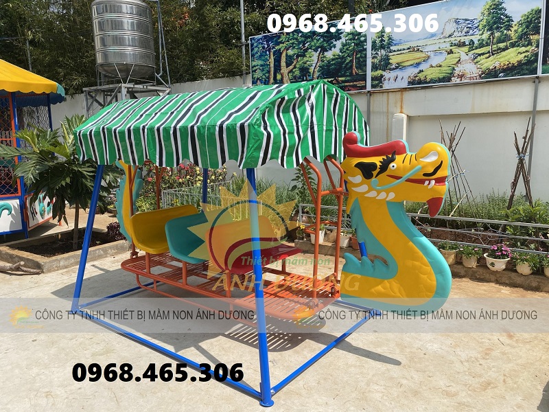 Xích đu đôi trẻ em, xích đu mầm non ngoài trời chất lượng cao