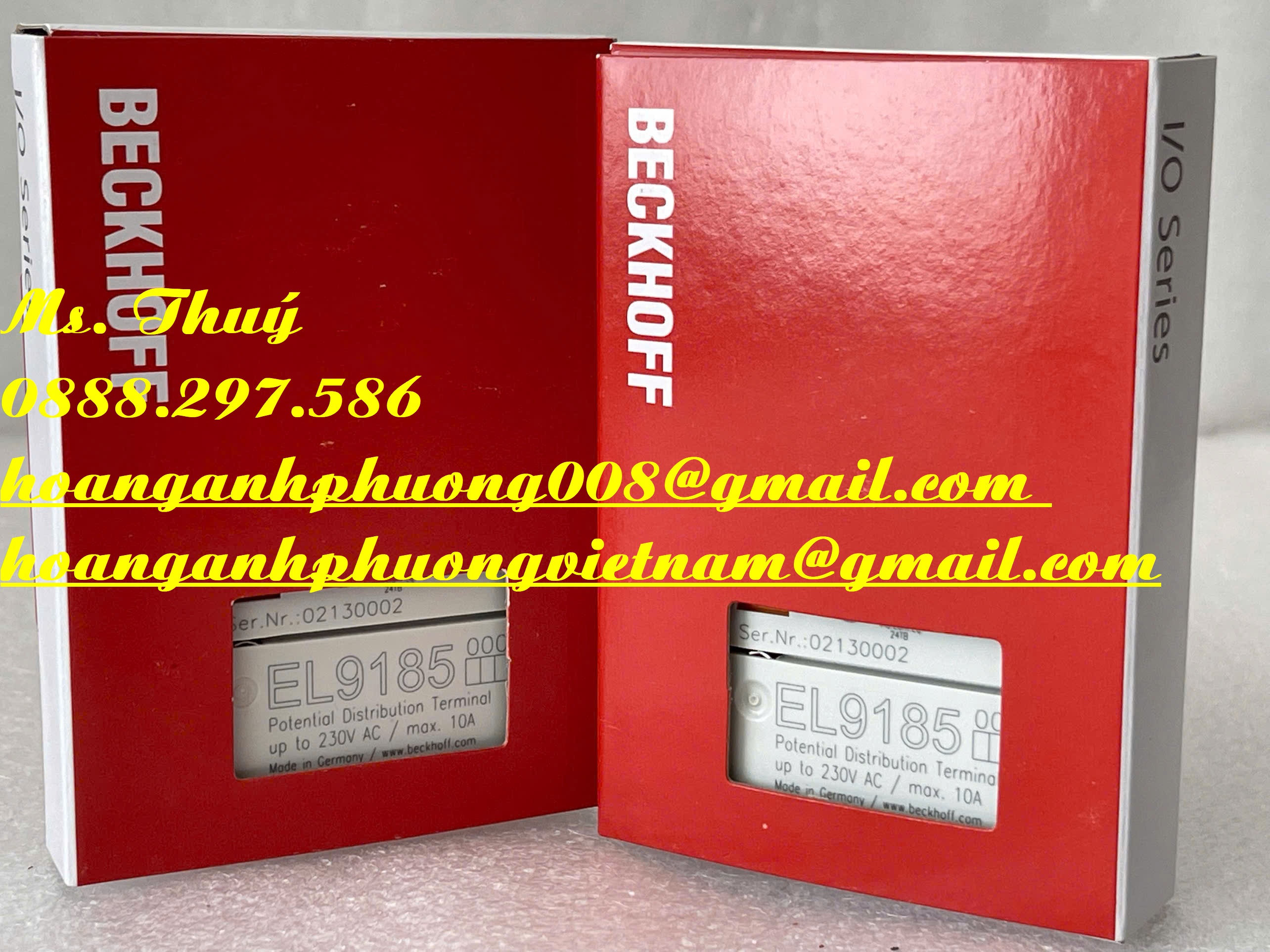Beckhoff EL9185 - Bộ mô đun mới 100% - Giao hàng toàn quốc