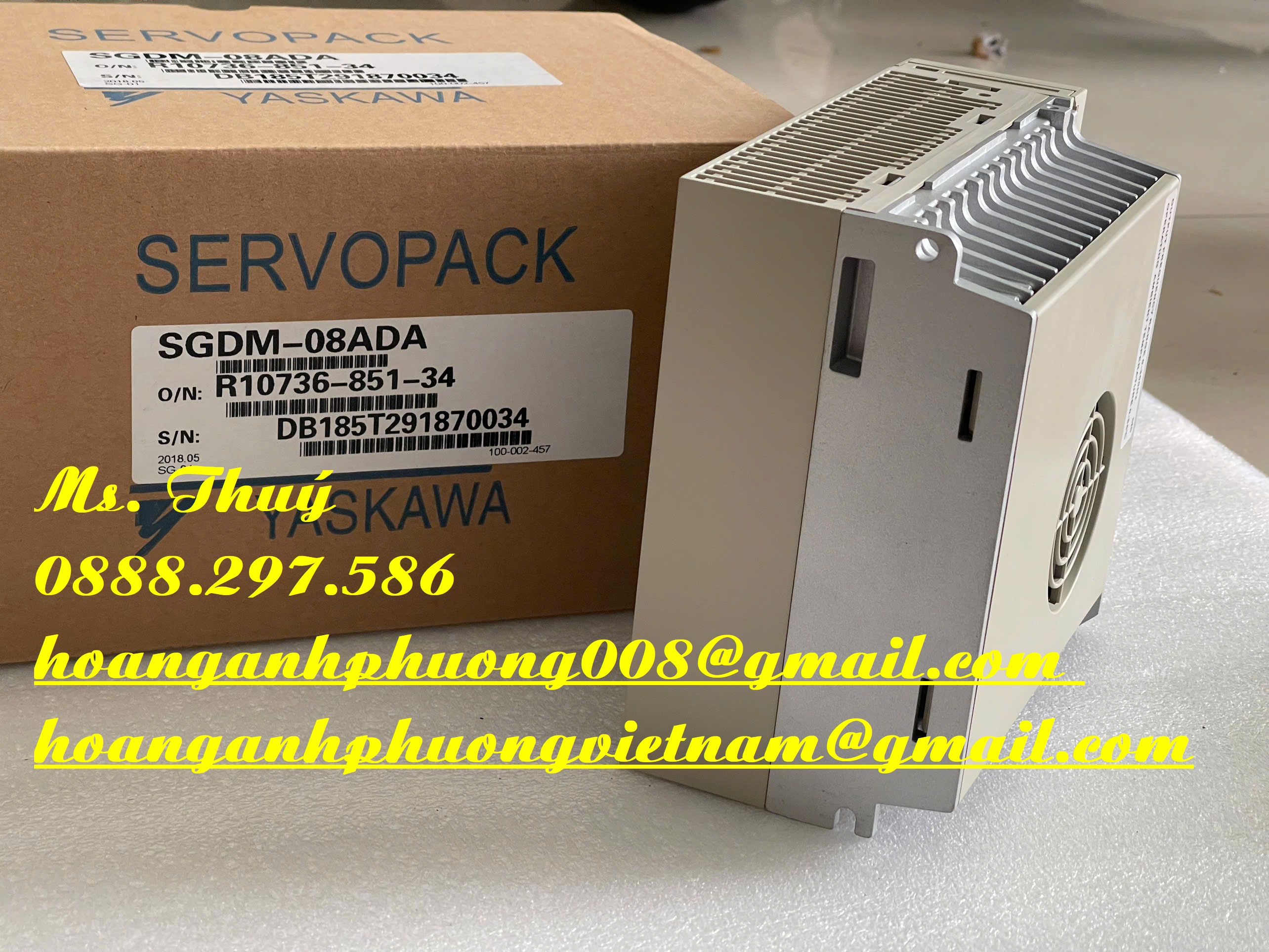 Yaskawa nhập khẩu từ Nhật - Bộ điều khiển SGDM-08ADA