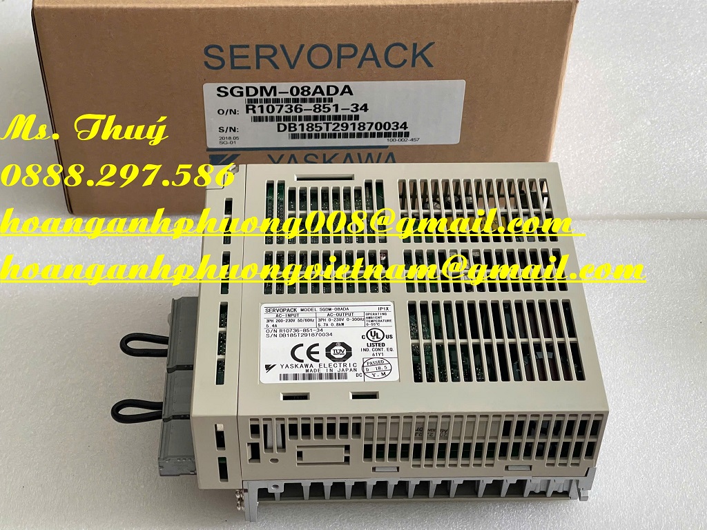 Yaskawa nhập khẩu từ Nhật - Bộ điều khiển SGDM-08ADA
