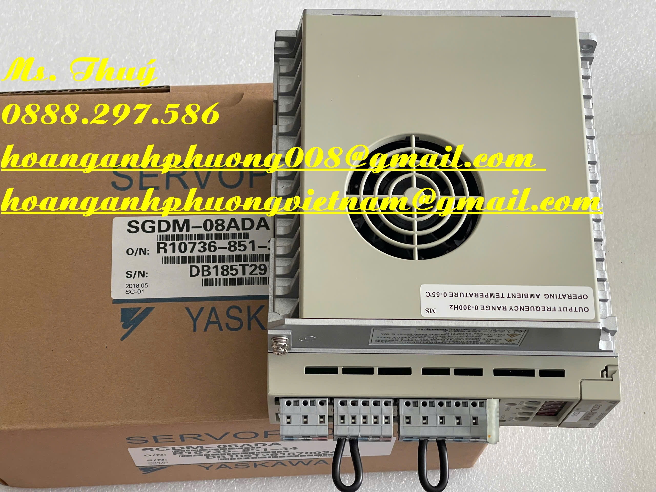 Yaskawa nhập khẩu từ Nhật - Bộ điều khiển SGDM-08ADA
