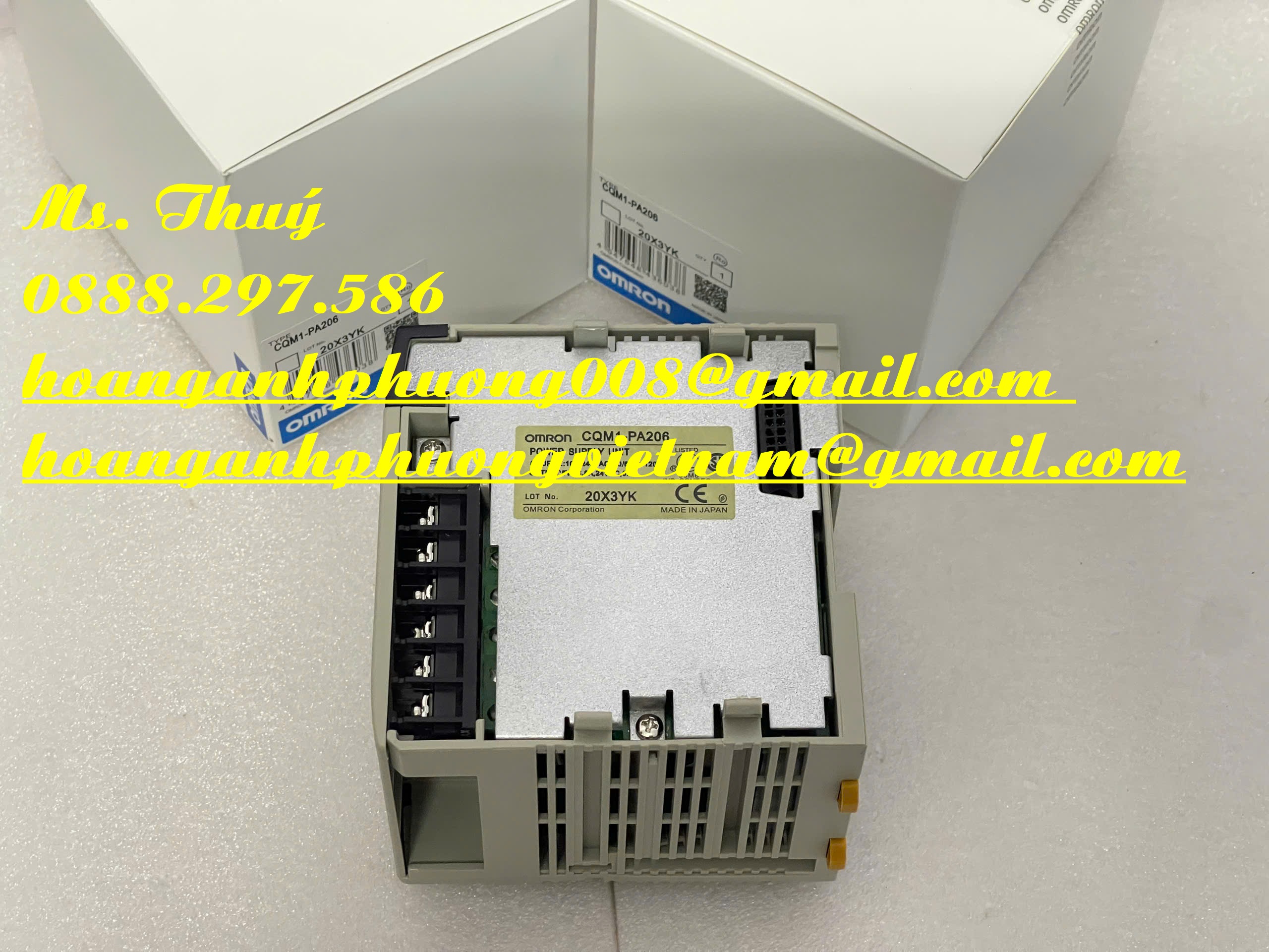 PLC Omron CQM1-PA206 - Thiết bị tự động hoá giá rẻ