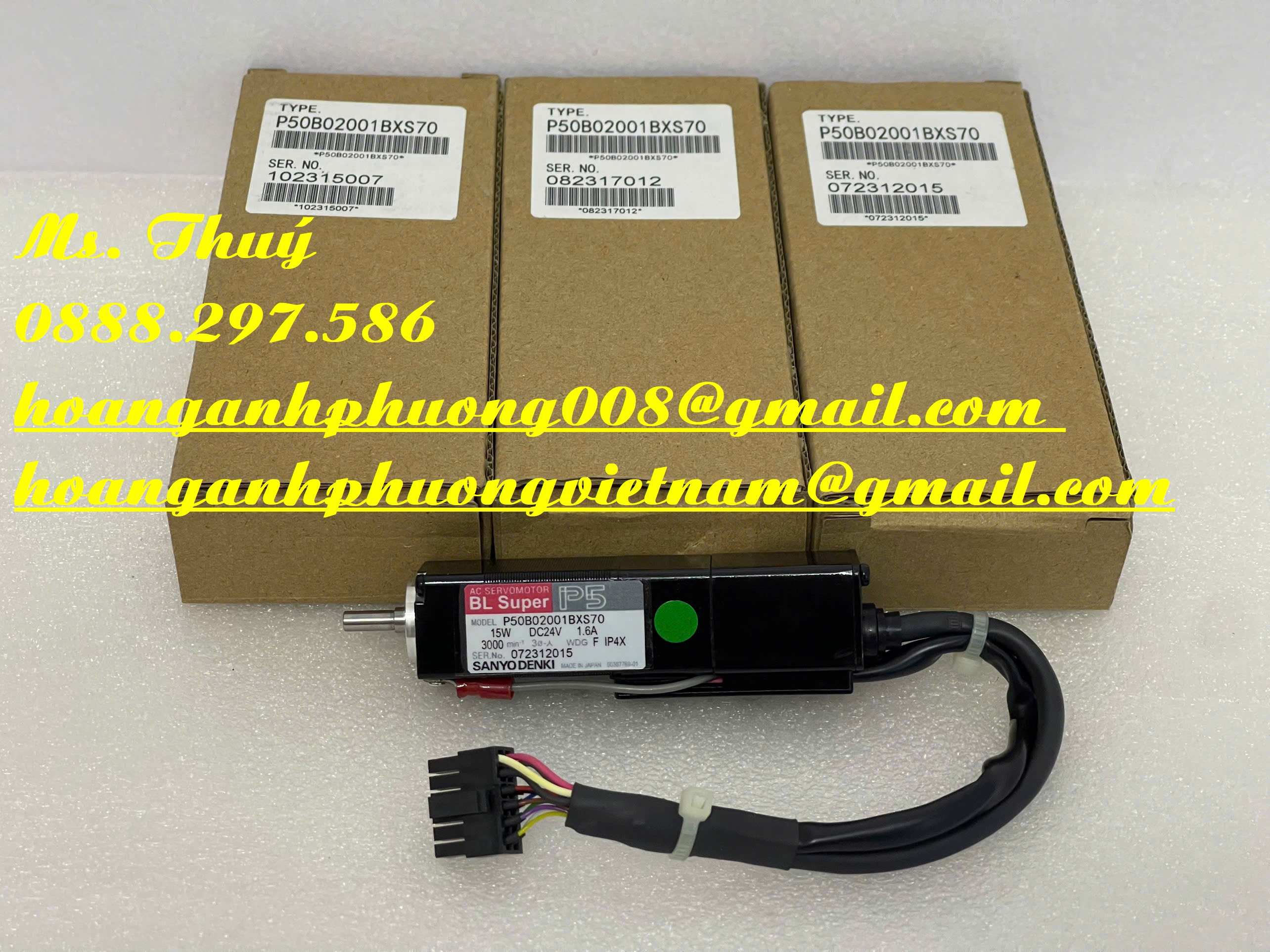 Sanyo Denki P50B020001BXS70 - Động cơ mới, giá ưu đãi