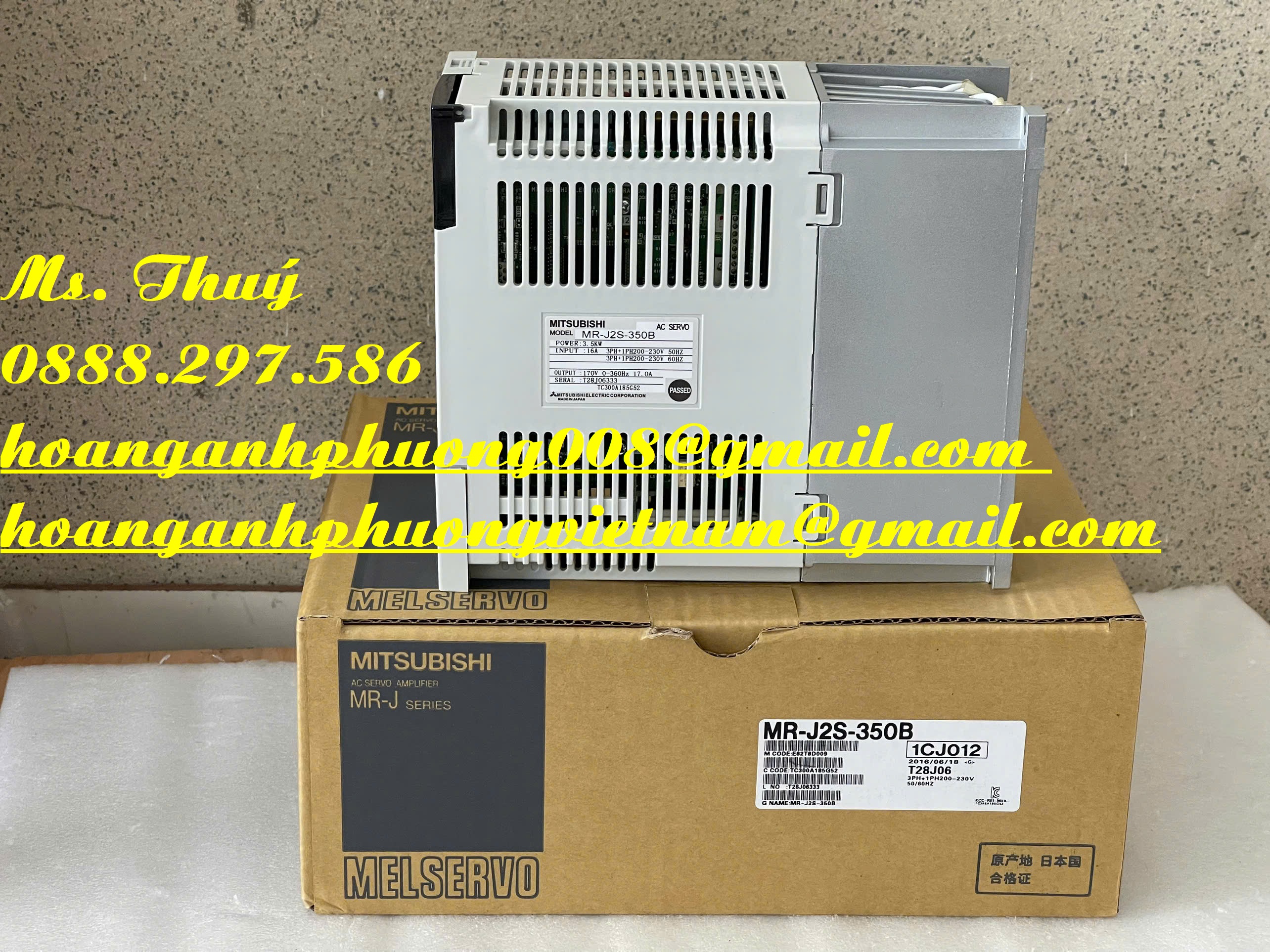 Chuyên Servo driver MR-J2S-350B - Mitsubishi Japan