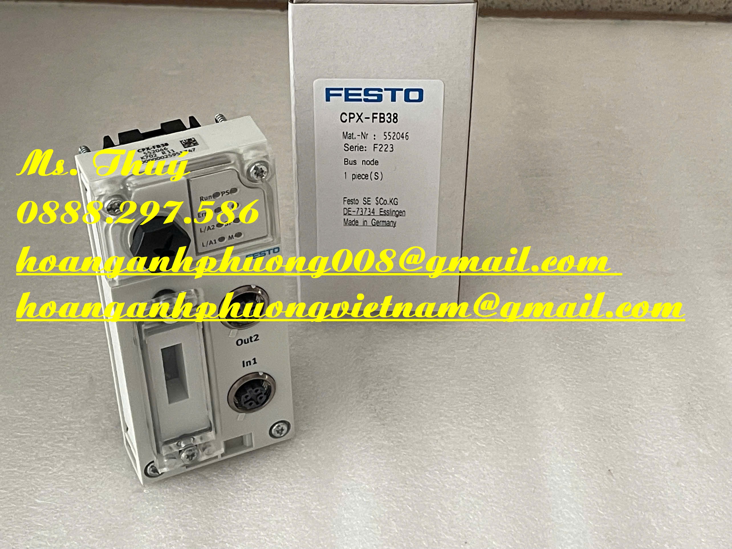 Mô đun Festo CPX-FB38 - CTy Hoàng Anh Phương
