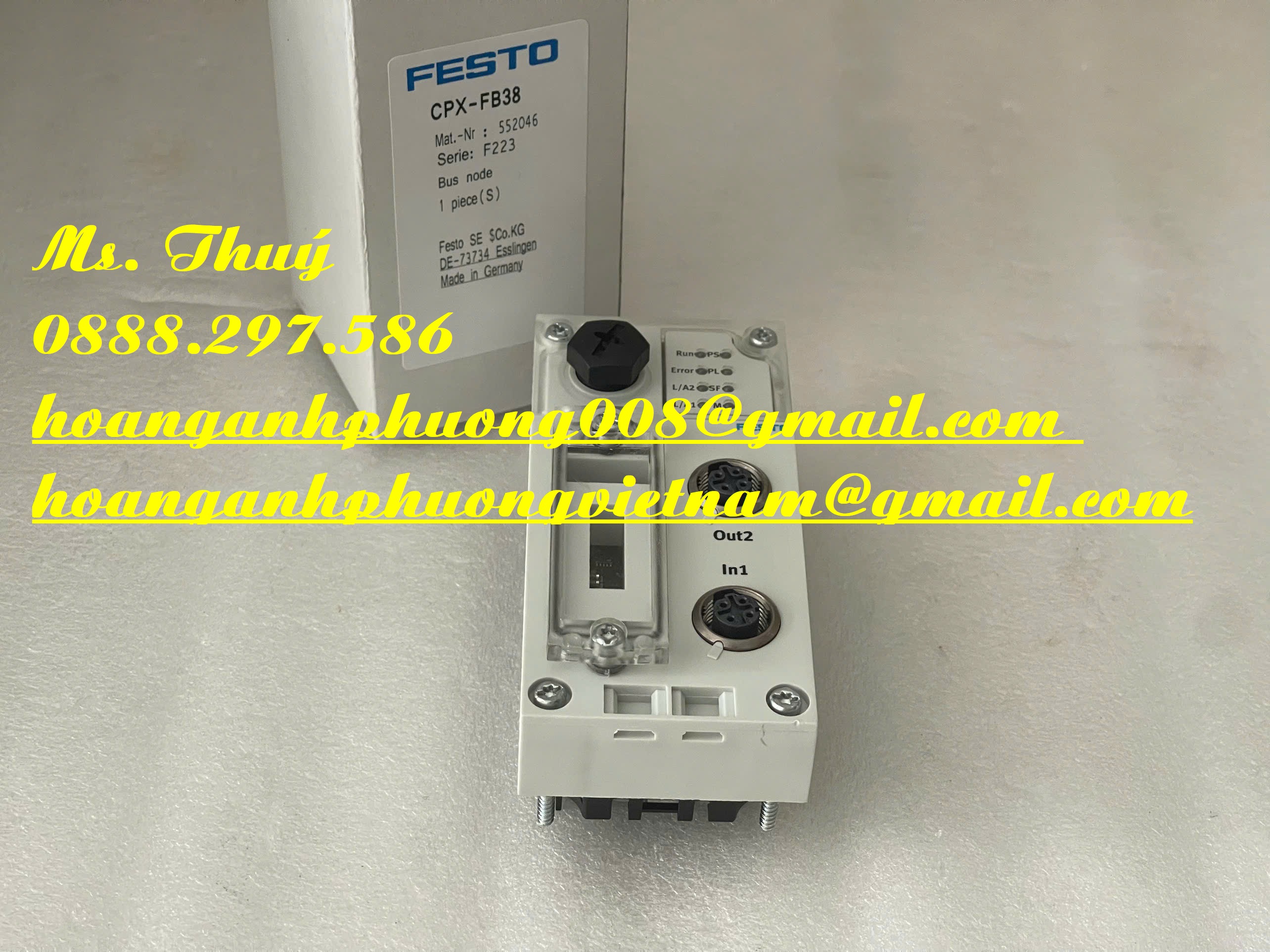 Mô đun Festo CPX-FB38 - CTy Hoàng Anh Phương