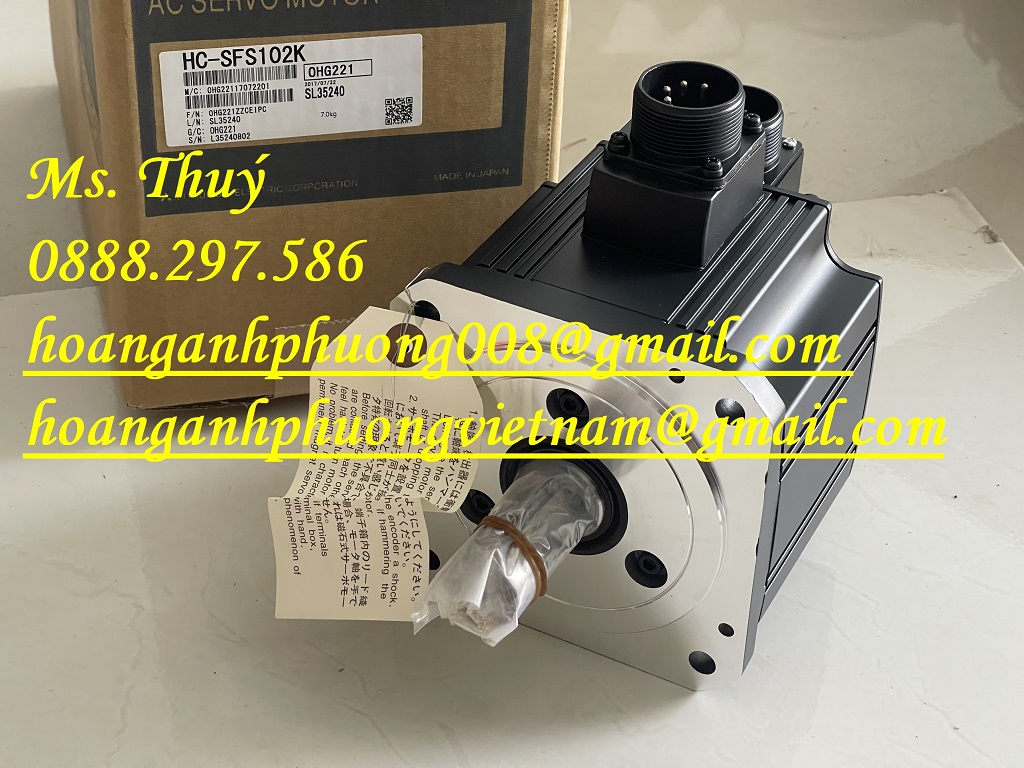 Động cơ HC-SFS102K - Hàng Mitsubishi mới 100% - Giao hàng toàn quốc