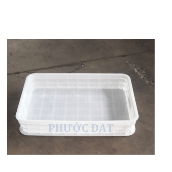 Thùng nhựa 1 tấc màu trắng đựng hàng xuất khẩu - Ms Thanh 0913 819 238