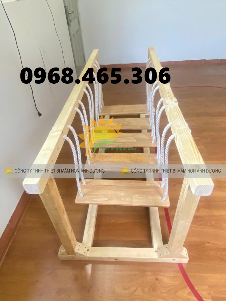 Thang leo vận động mầm non, thang leo xà đu trẻ em ngoài trời