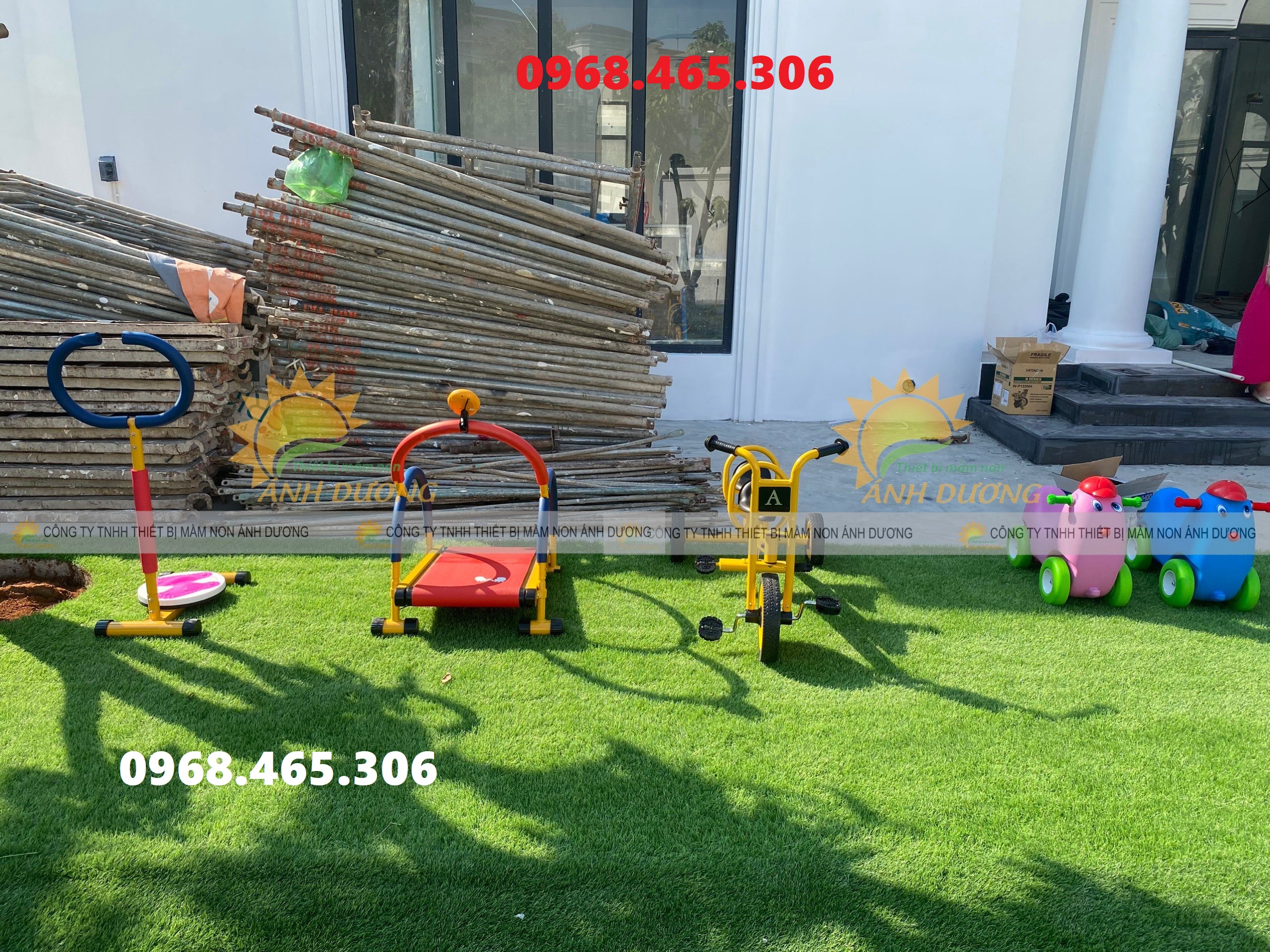 Máy chạy bộ mầm non, dụng cụ gym mầm non nhập khẩu