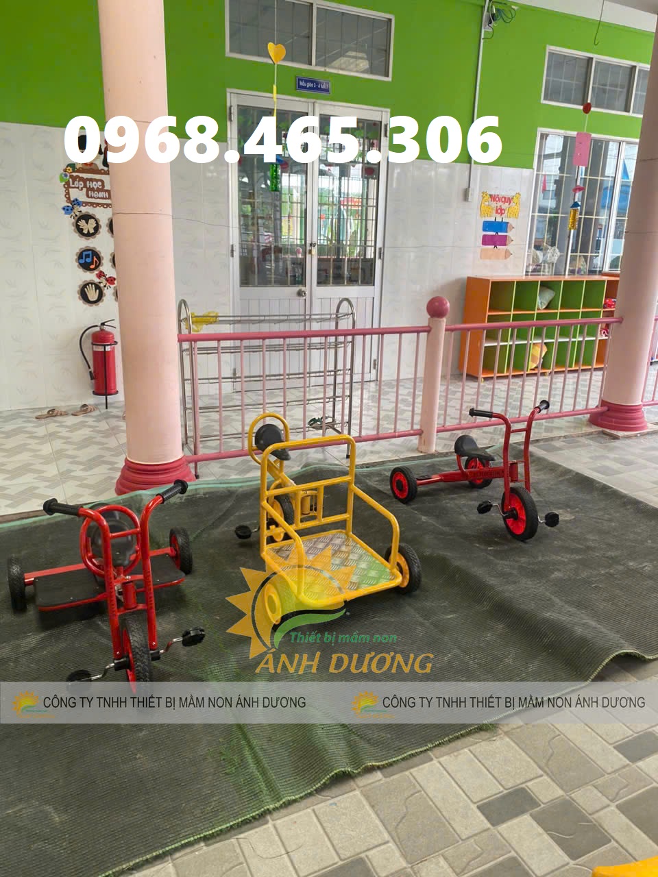 Xe đạp 3 bánh mầm non, xe đạp đôi mầm non, xe đạp xích lô trẻ em