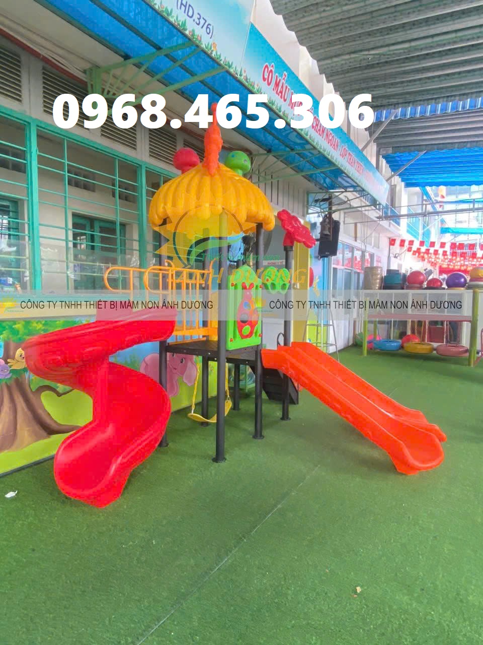 Bộ liên hoàn cầu trượt trẻ em, cầu trượt xích đu trẻ em nhập khẩu
