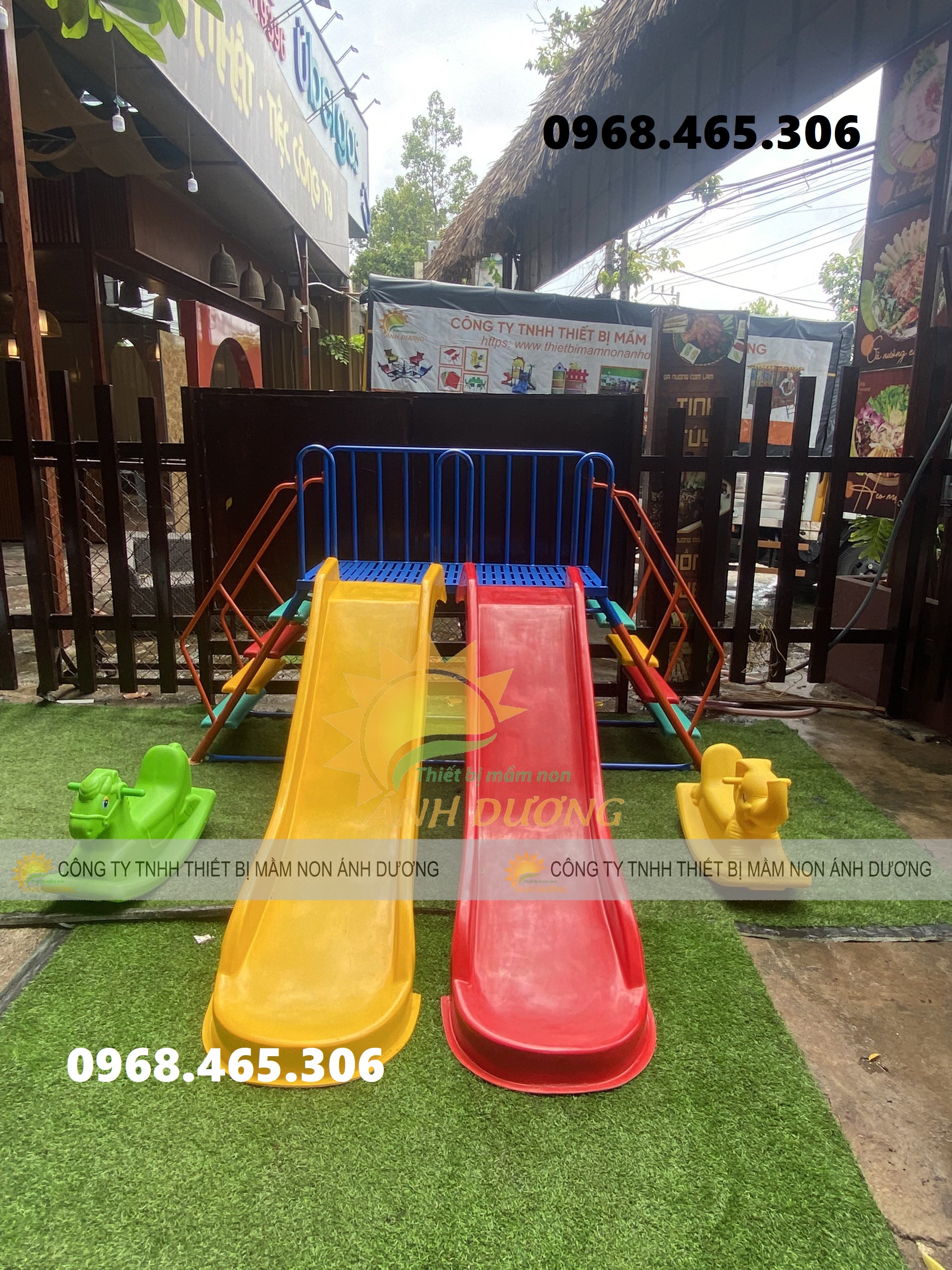 Cầu trượt mầm non, cầu trượt trẻ em ngoài trời, cầu trượt cho bé