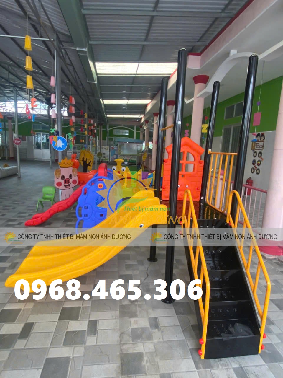 Cầu trượt mầm non, cầu trượt trẻ em ngoài trời, cầu trượt cho bé