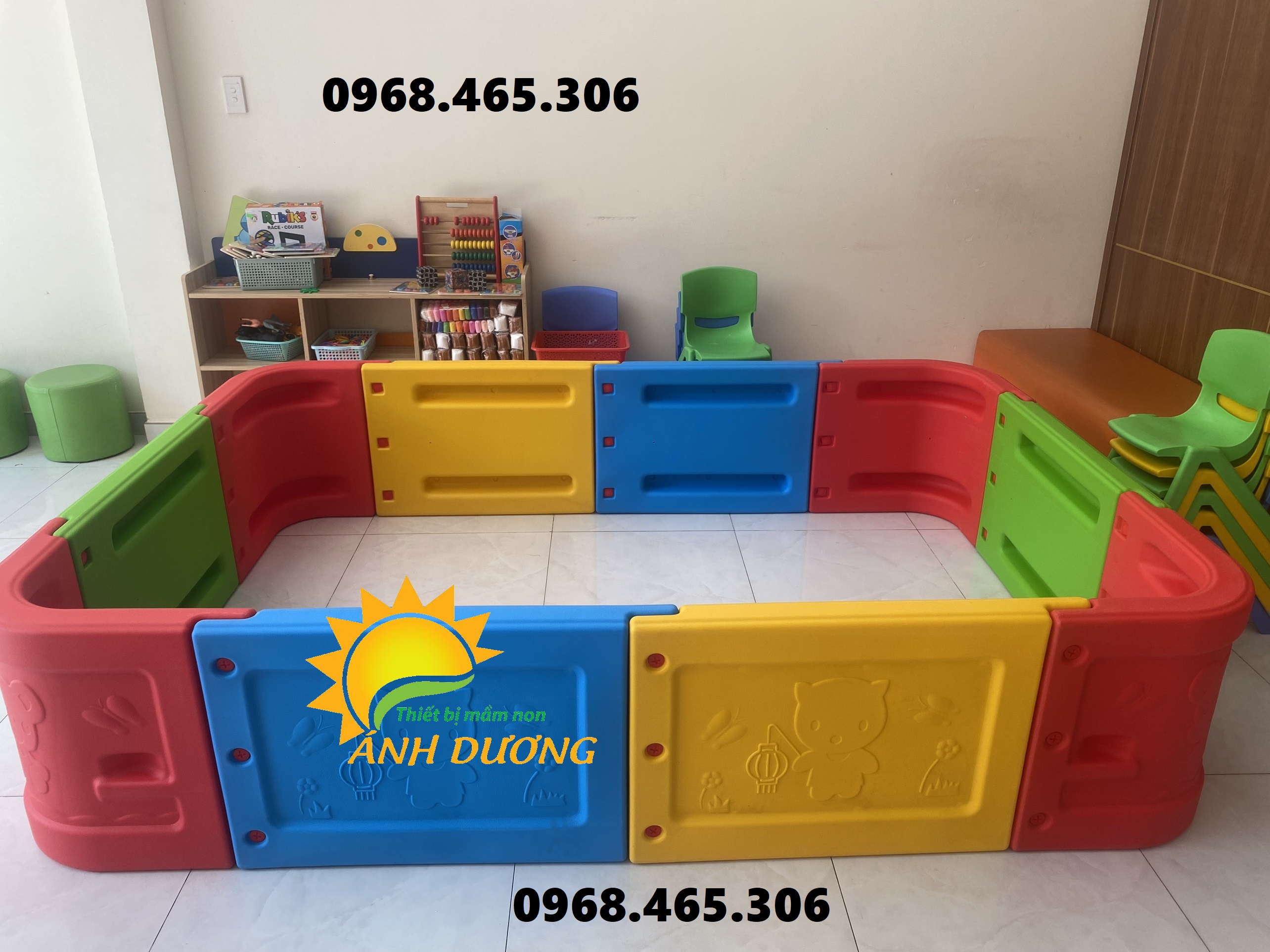 Quây banh nhựa hình vuông, nhà banh nhựa trẻ em hàng nhập khẩu