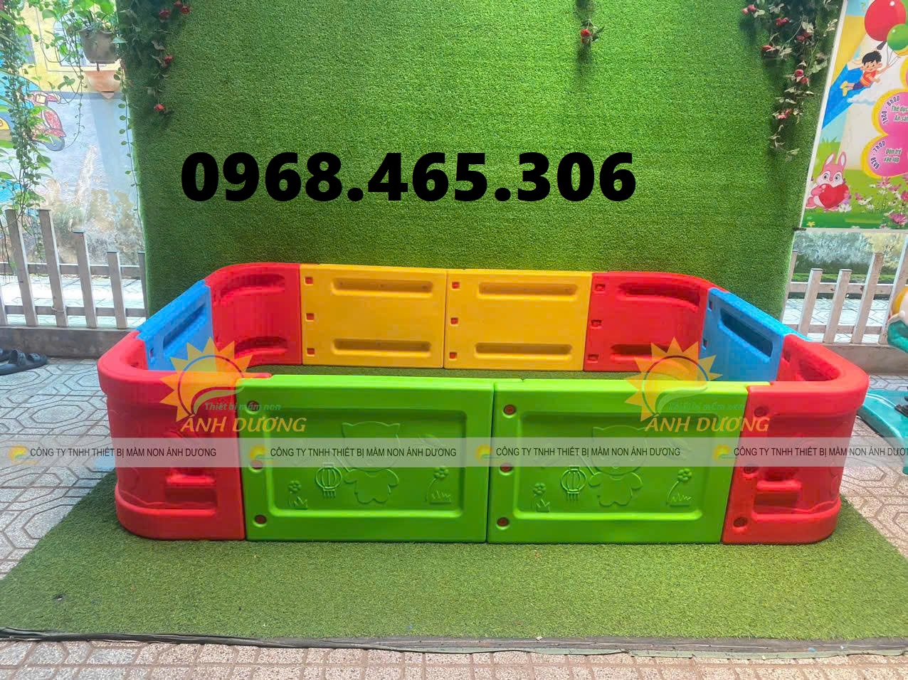 Quây banh nhựa hình vuông, nhà banh nhựa trẻ em hàng nhập khẩu