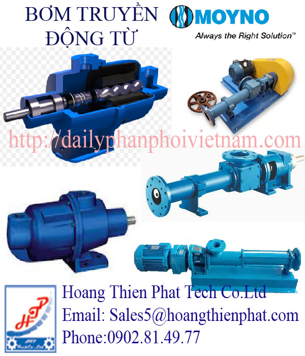 Bơm truyền động từ Moyno tại Việt Nam.