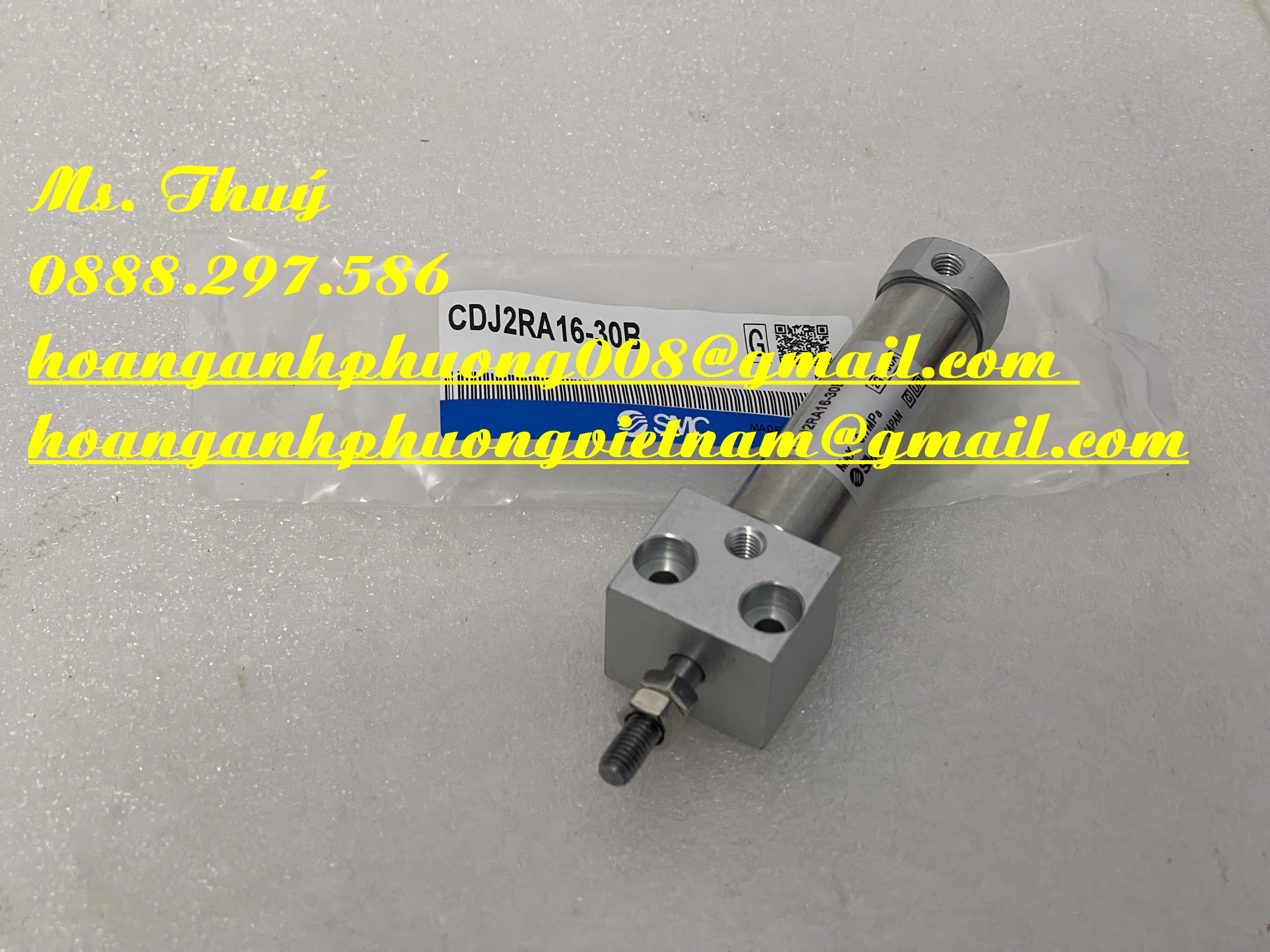 GIÁ ƯU ĐÃI - Xy lanh SMC CDJ2RA16-30B - Hàng mới 100%