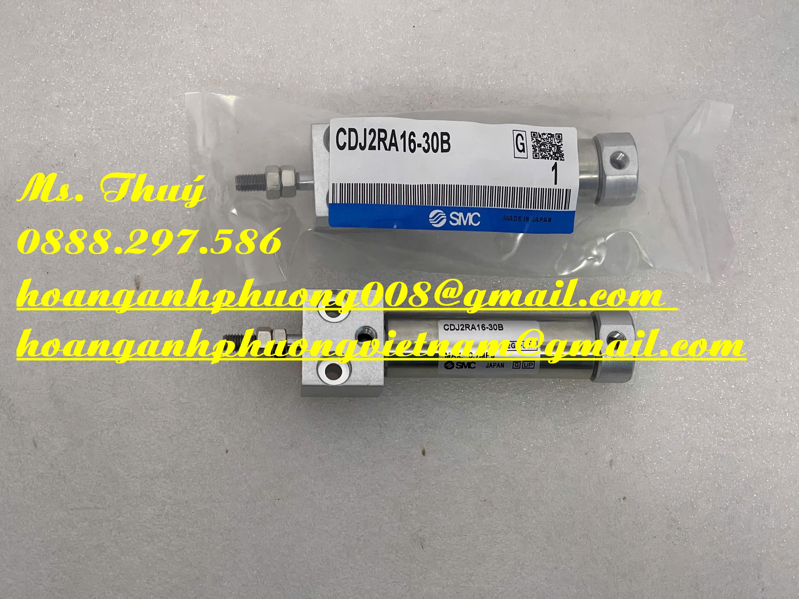 GIÁ ƯU ĐÃI - Xy lanh SMC CDJ2RA16-30B - Hàng mới 100%
