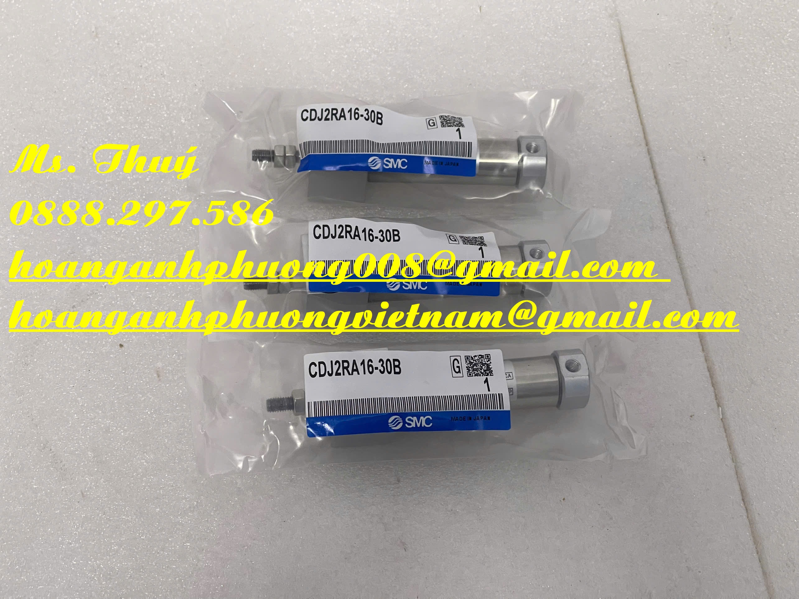 GIÁ ƯU ĐÃI - Xy lanh SMC CDJ2RA16-30B - Hàng mới 100%