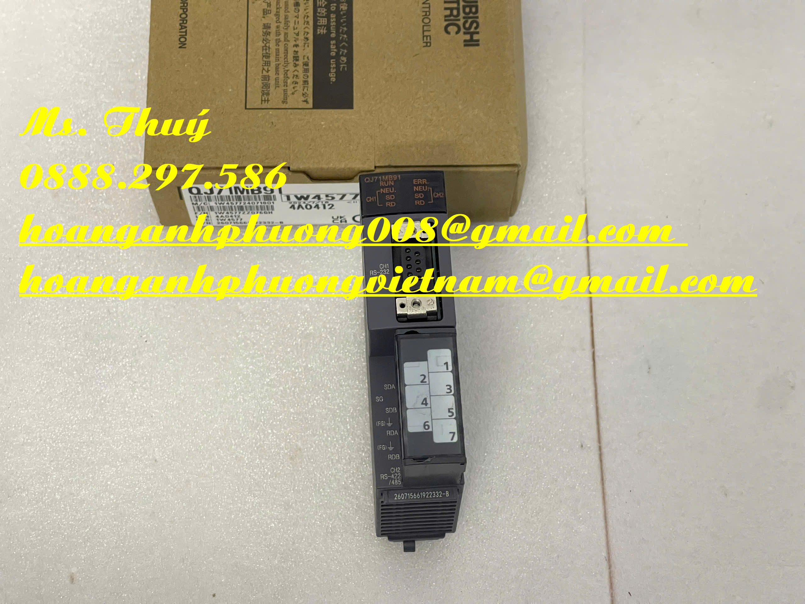 Giá siêu ưu đãi - Chuyên Module QJ71MB91 Mitsubishi chính hãng