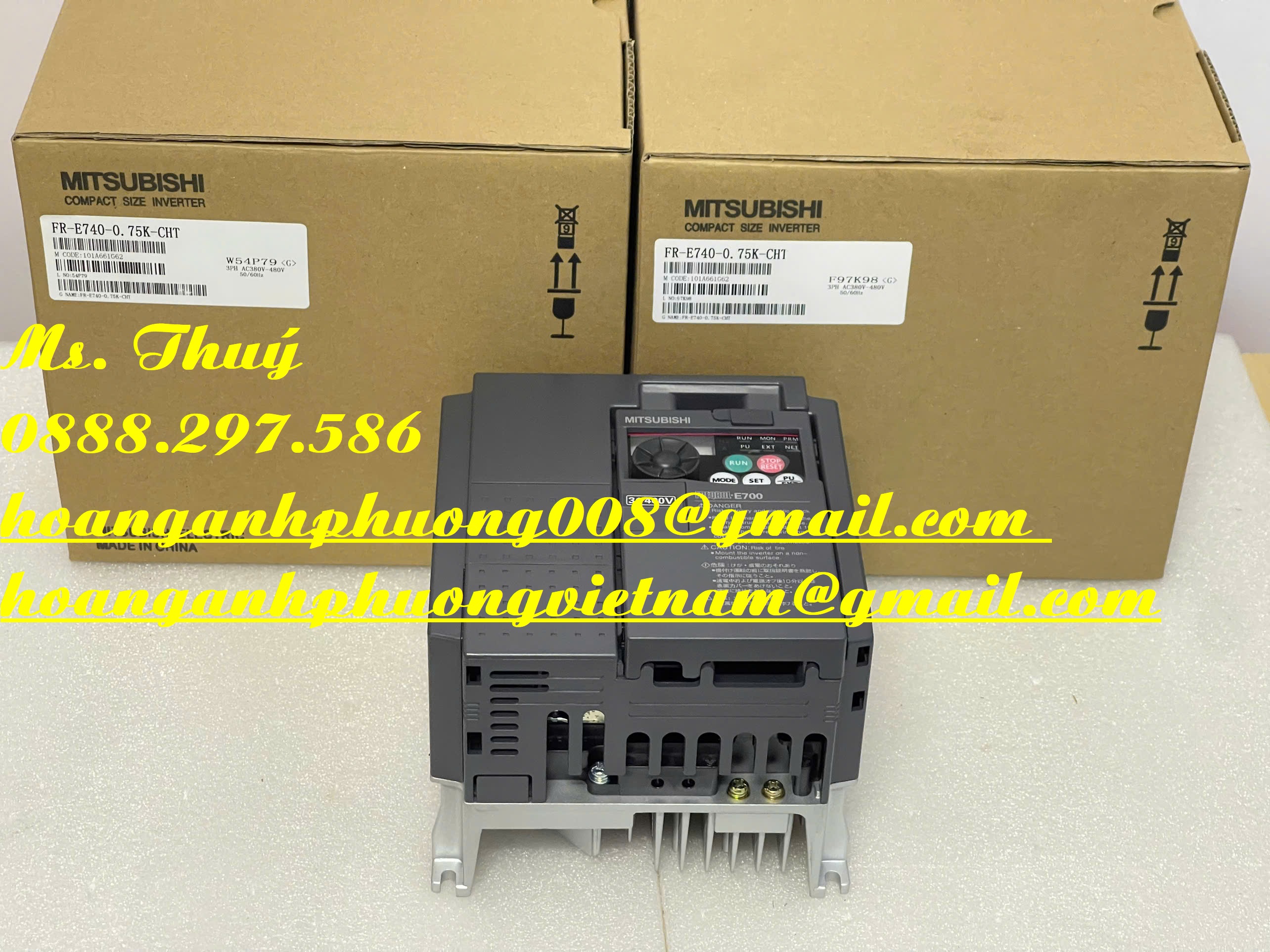 Mitsubishi Inverter FR-E740-0.75K-CHT - Biến tần chính hãng