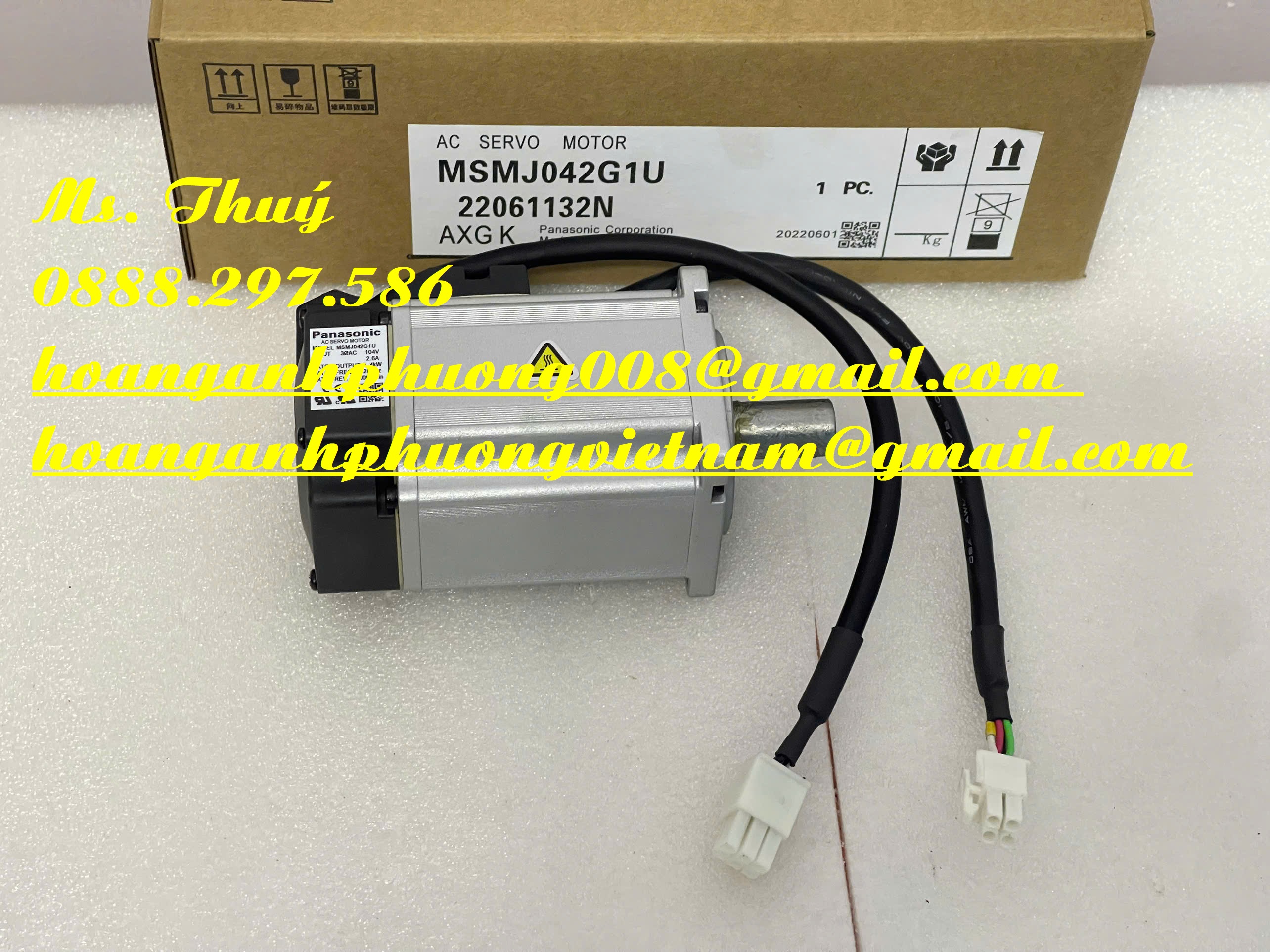Hàng nhập - Động cơ Panasonic MSMJ042G1U - Công suất 400W