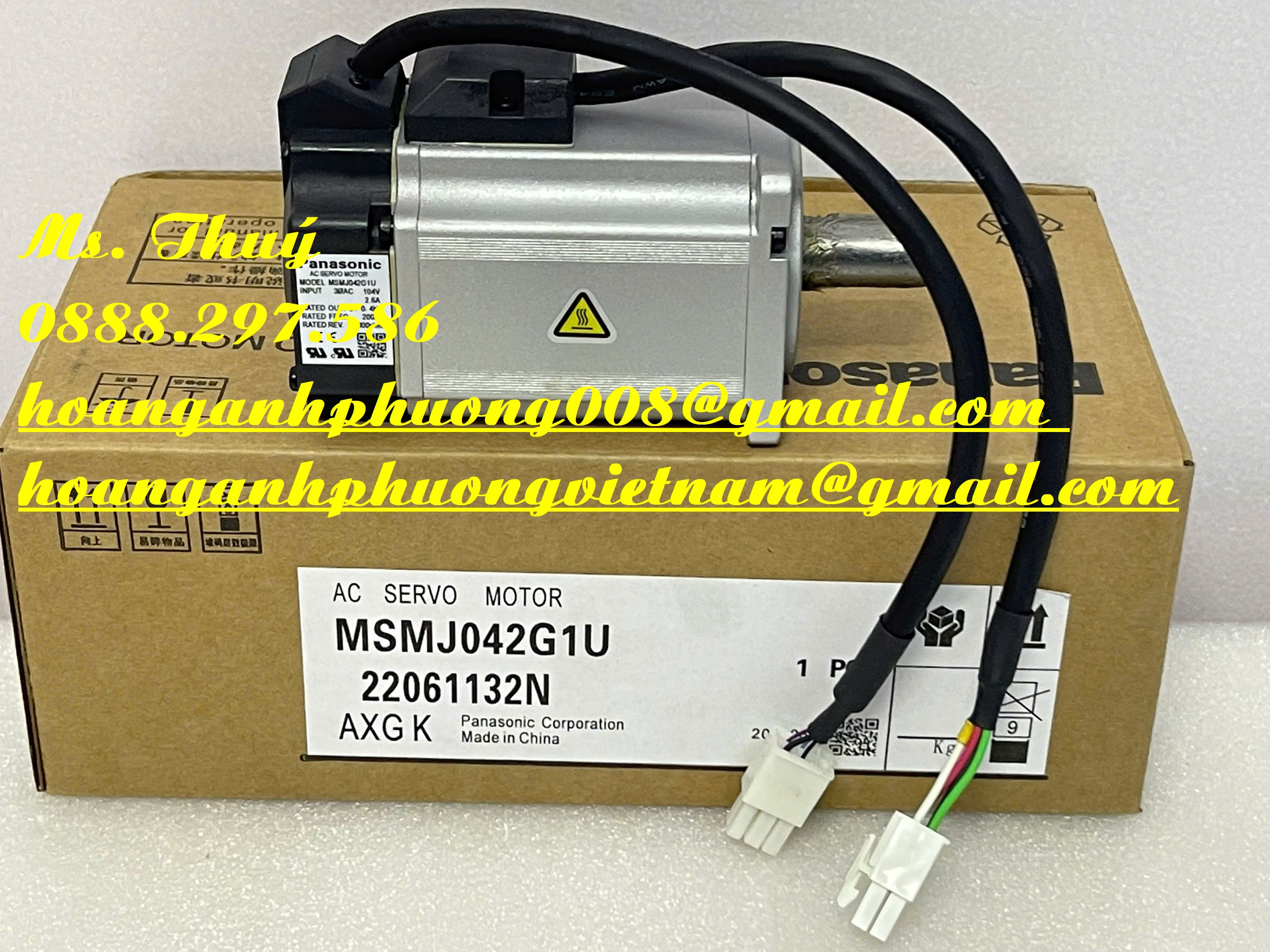 Hàng nhập - Động cơ Panasonic MSMJ042G1U - Công suất 400W