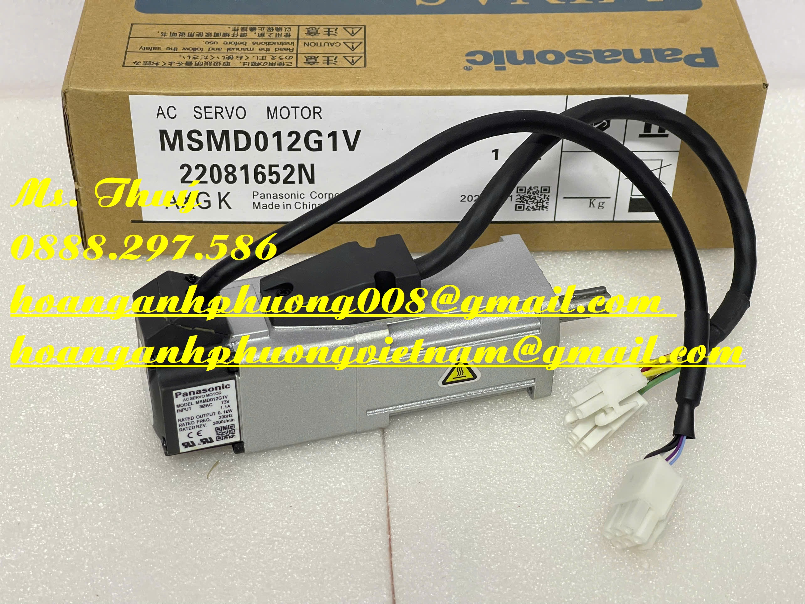 Động cơ Servo MSMD012G1V - Chuyên hàng Panasonic