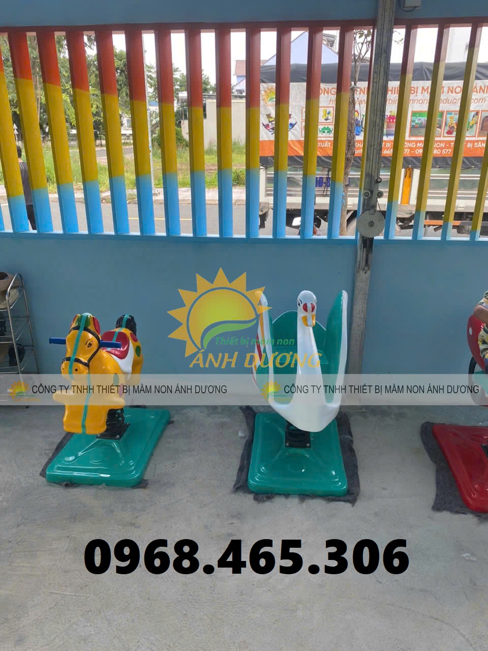 Con thú nhún lò xo trẻ em, thú nhún lò xo ngựa, voi, gà cho bé