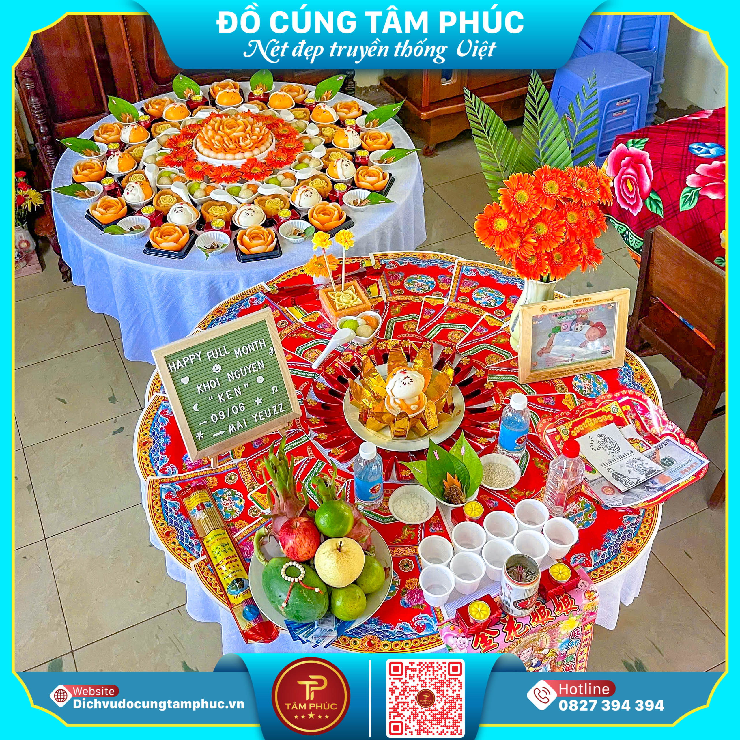 Mâm Cúng Đầy Tháng, Cột Móc Ghi Dấu Sự Chào Đời Của Bé