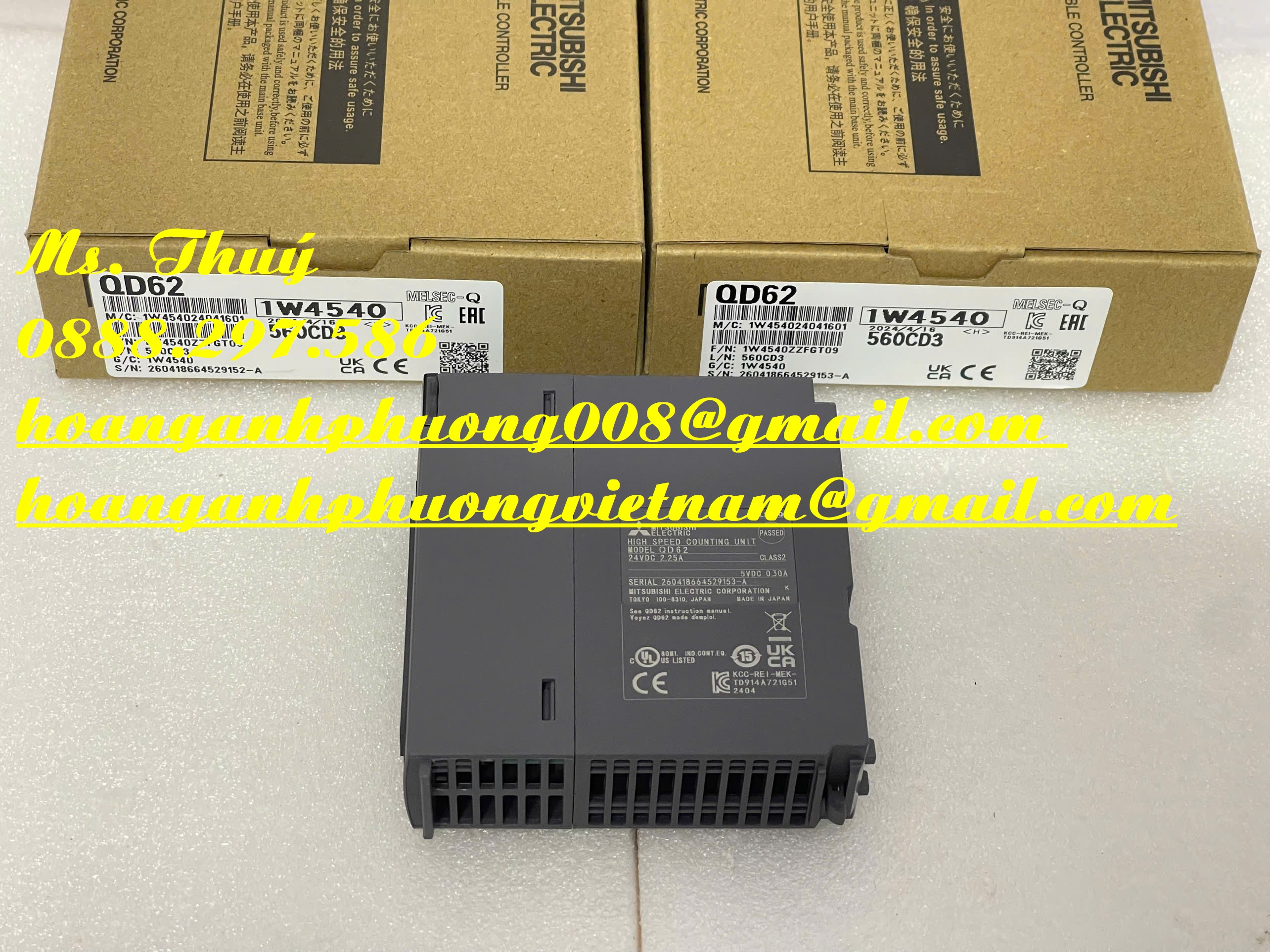 Bình Dương - Nhà phân phối mô đun Mitsubishi QD62