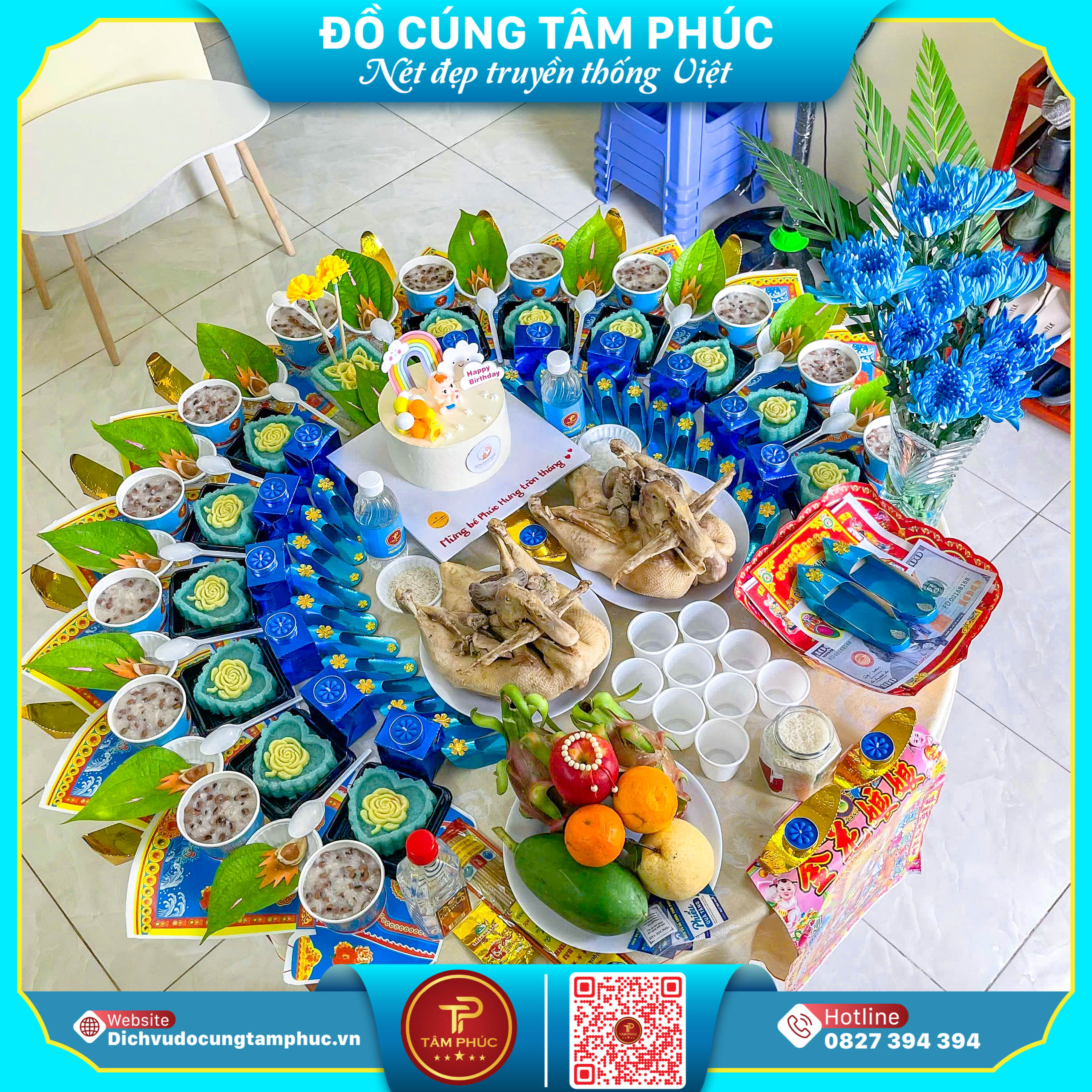 Mâm Cúng Thôi Nôi Trọn Gói Chuẩn Nghi Lễ Tại Cần Thơ