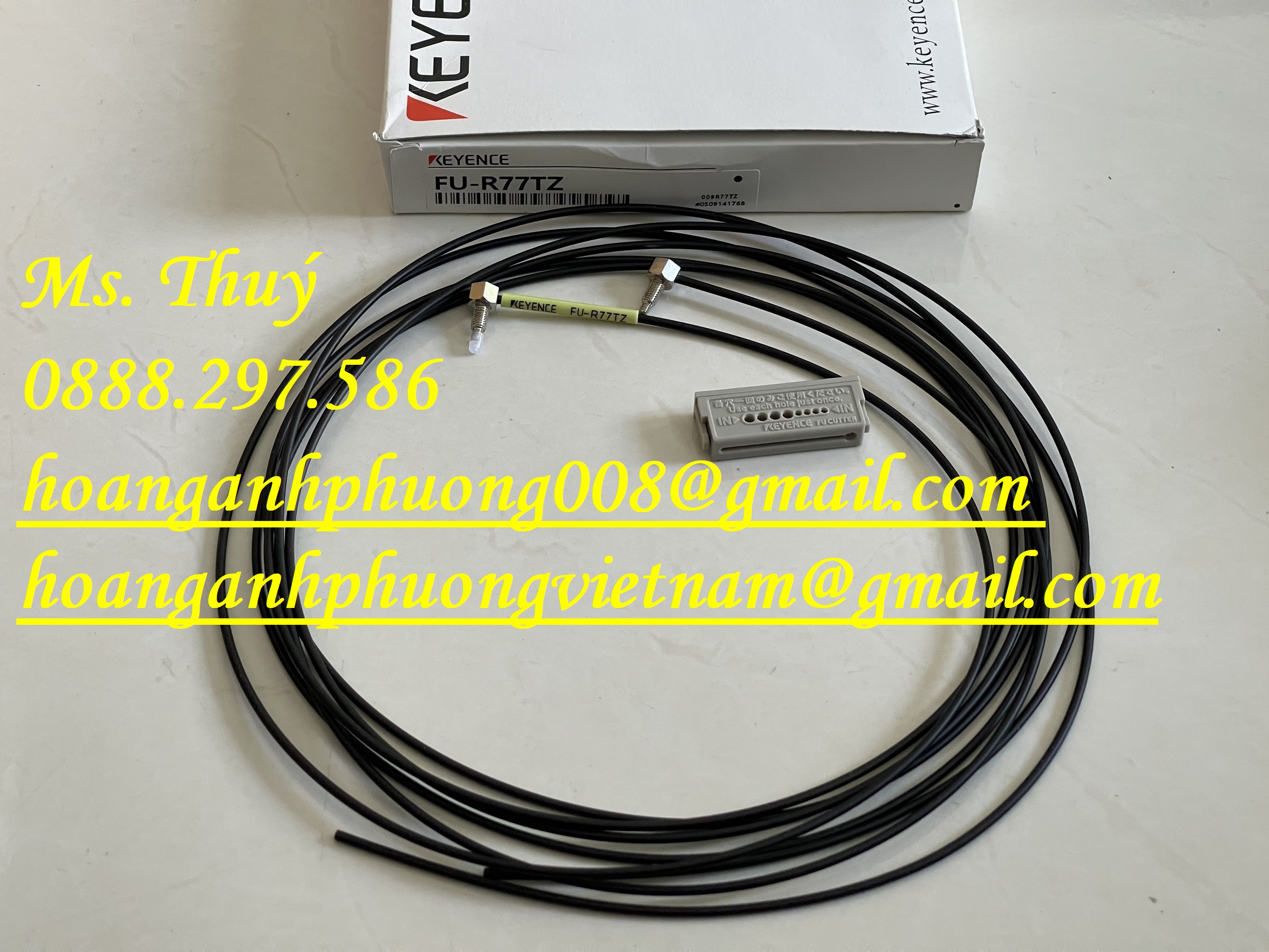 Cảm biến quang Keyence FU-R77TZ - Nhập khẩu giá gôc